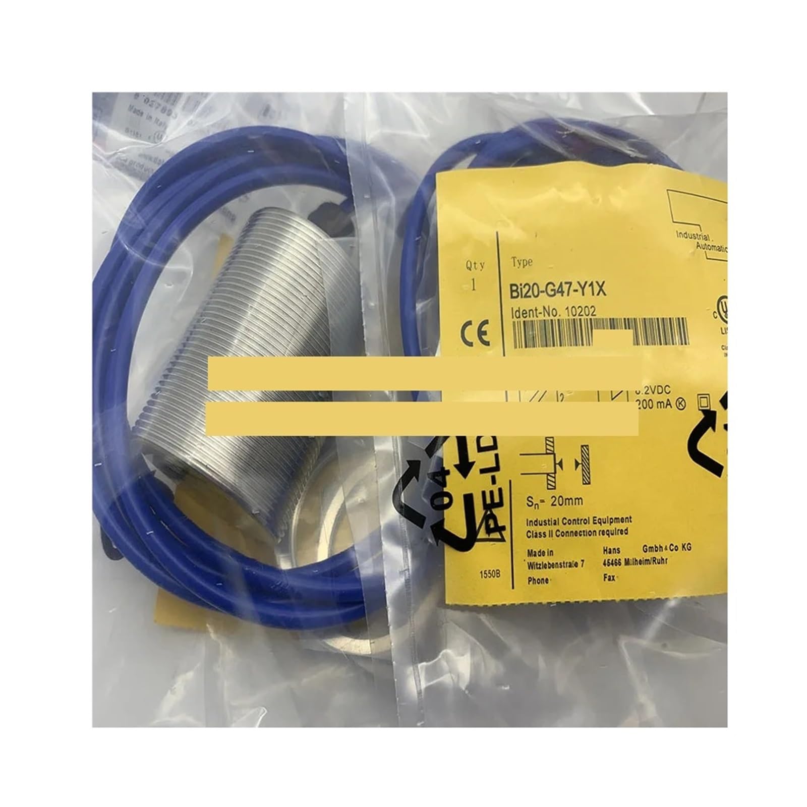 Zoz03y0 Bi20-Cp40-Vp4x2h1141 Proximity Switch Sensor Bi20-Cp40-Vp4x2-H1141/Vn4x2(Bi20-Cp40-Vp4x2h1141)