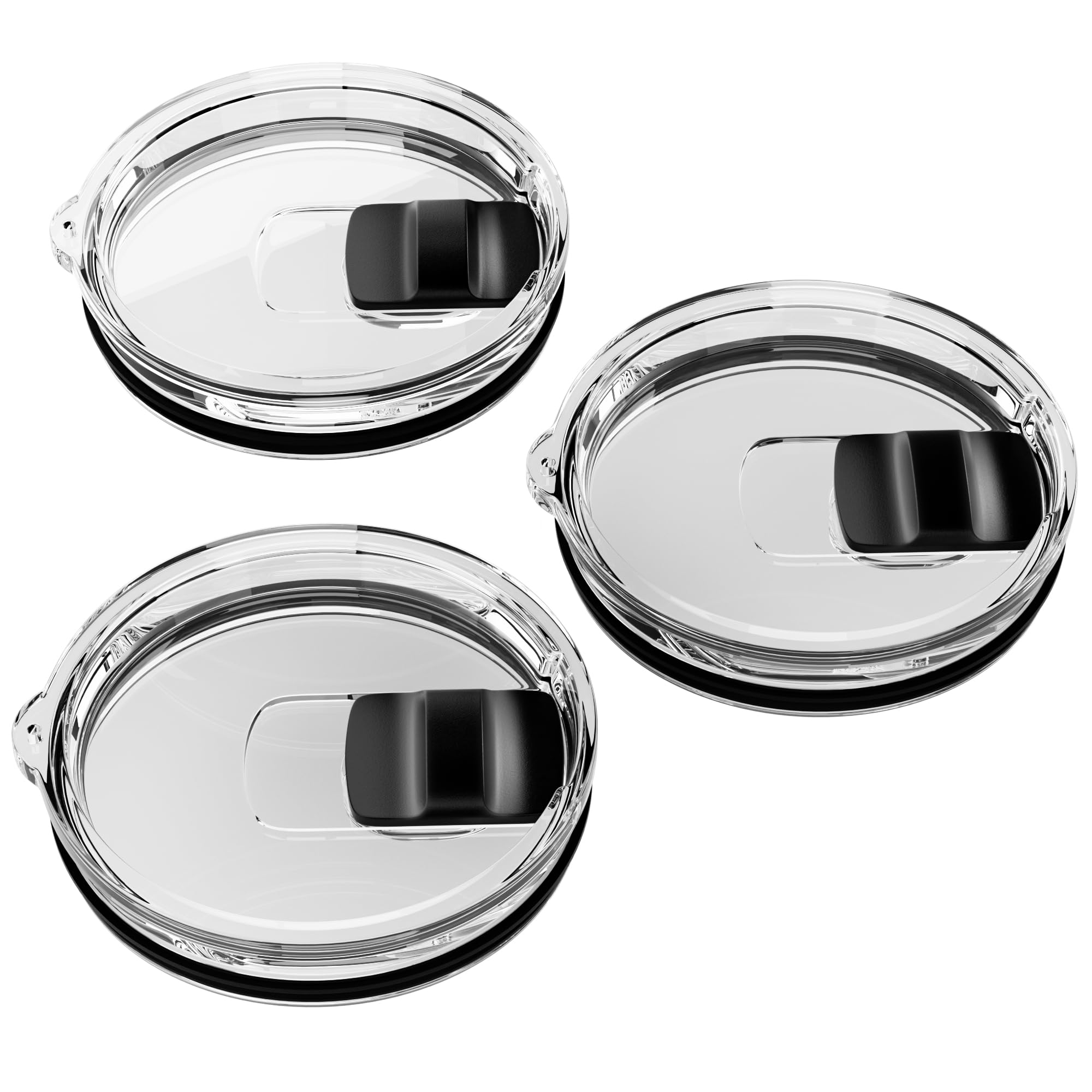 CeleVista 30 oz Tumbler Lid for YETI, 3 Pack Replacement Lids for YETI 30oz Tumbler, 14 oz Mug and 35 oz Straw Mug, Spill Proof Coffee Cup Covers with