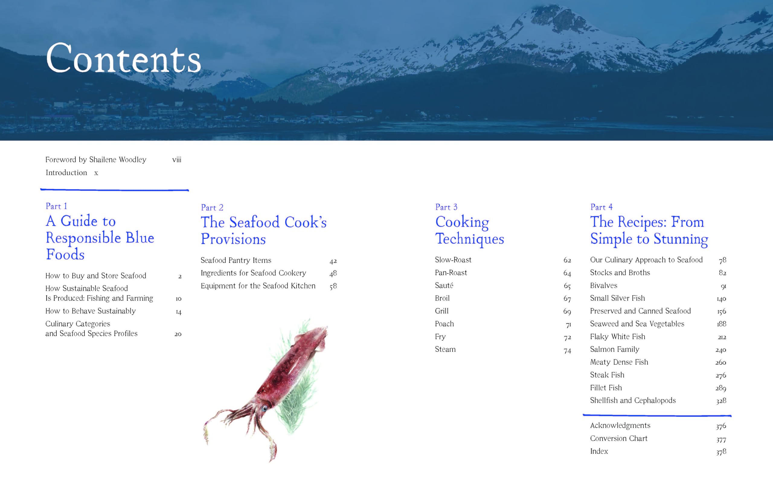The Blue Food Cookbook: Delicious Seafood Recipes for a Sustainable Future