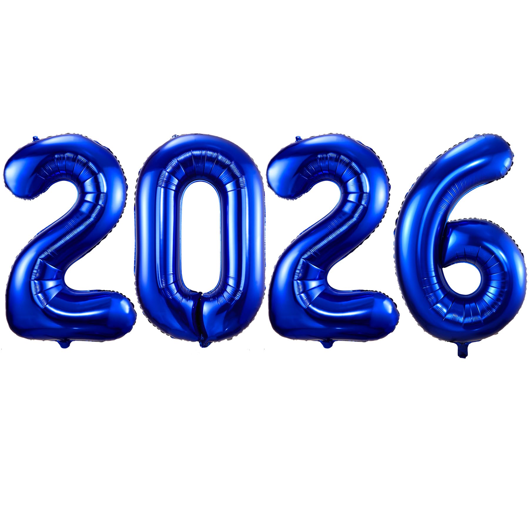 Photo 1 of 2026 Navy Blue Balloons, 40" Large Navy Blue 2026 Balloons Helium Mylar Foil Balloons for 2026 New Year Christmas Graduation Party Decoration