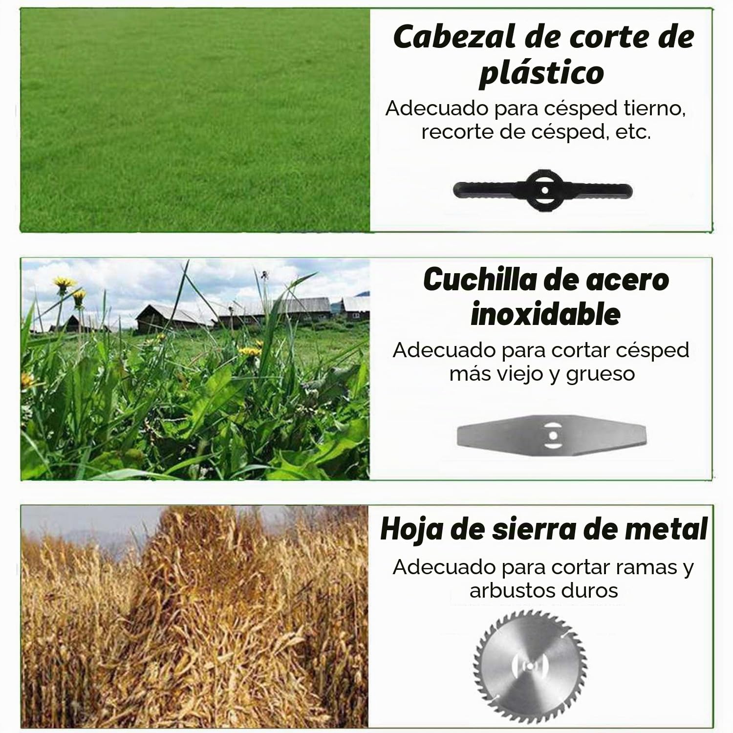 Desbrozadora eléctrica inalámbrica, 12 V/21 V, corte borde, 0 – 18000/min, batería incluida, moderna y práctica