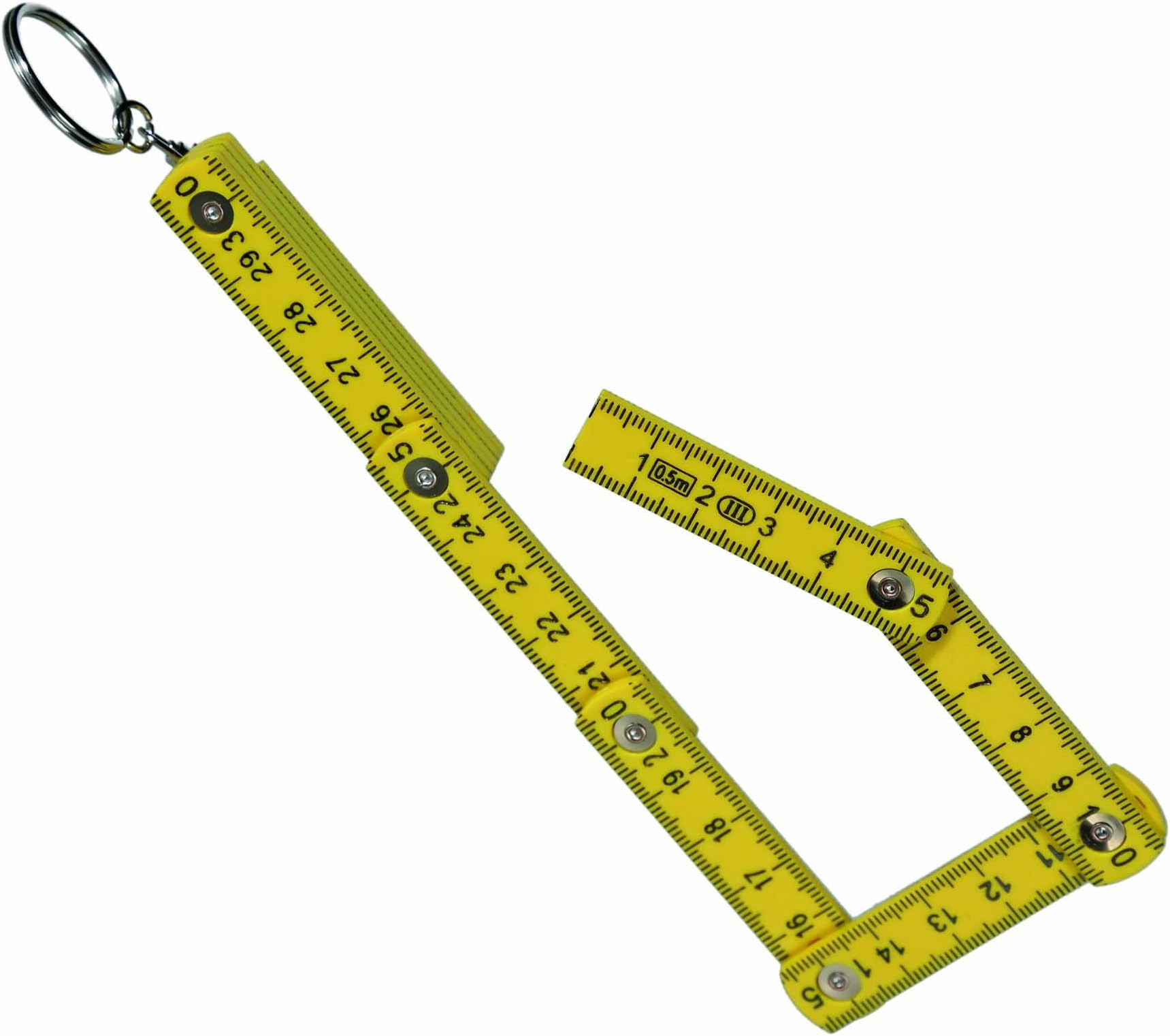 Express to YouExpress to You Folding Ruler Keychain - White Ruler - 50 cm