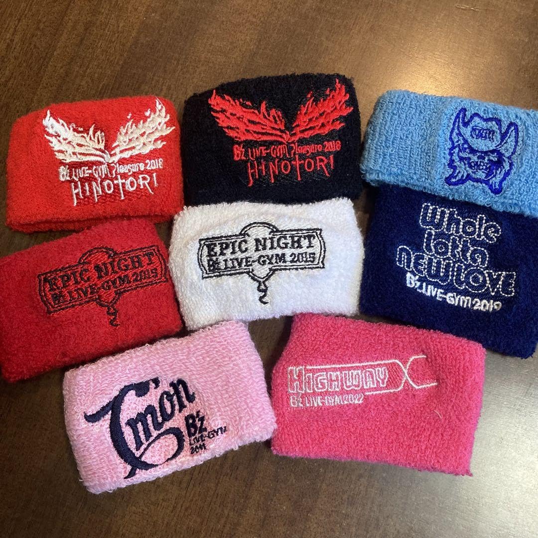 Amazon.co.jp: B'z LIVEGYM リストバンド8個 : 文房具・オフィス用品