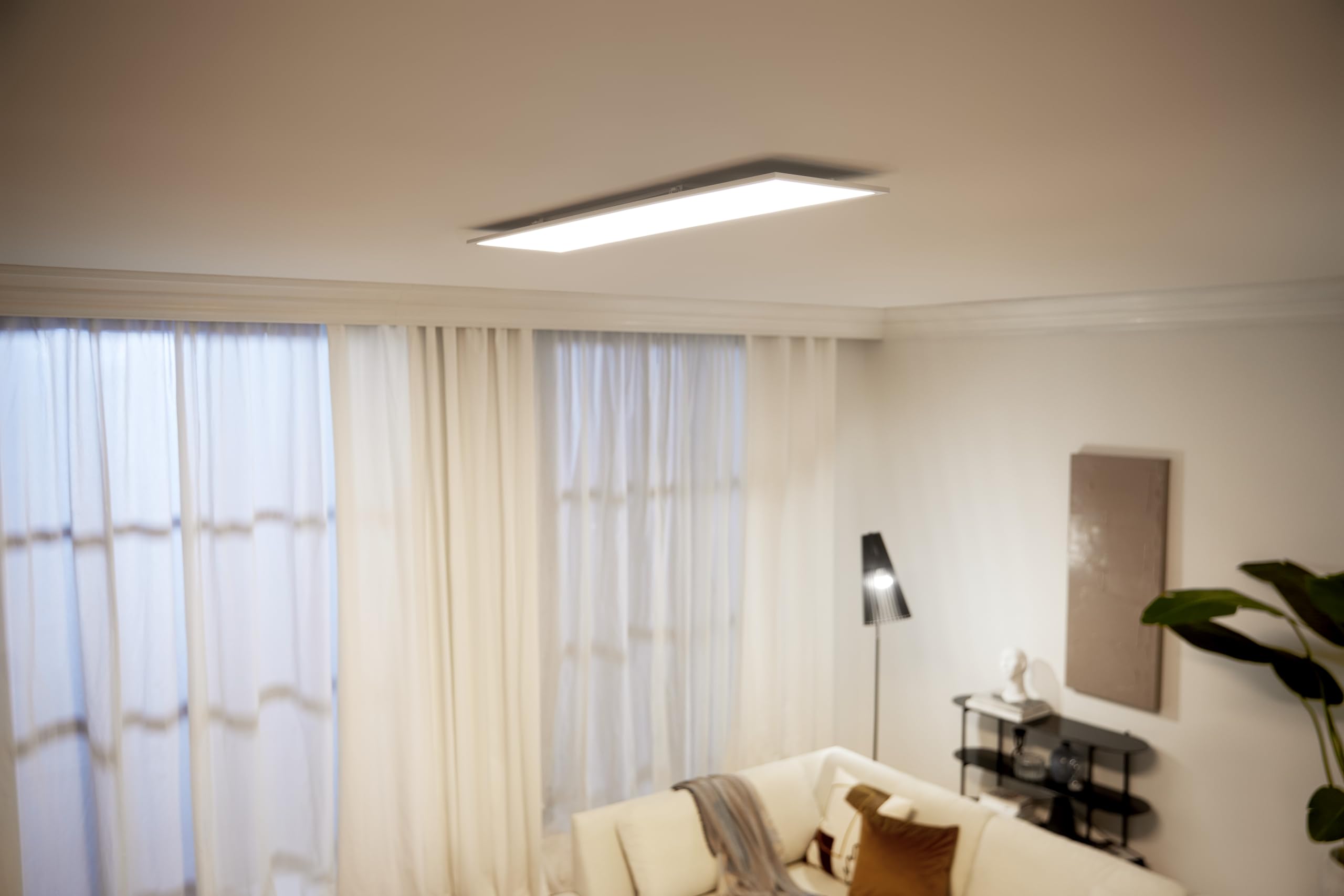 PHILIPS Panneau LED rectangulaire SceneSwitch à intensité variable 4000 K 36 W [Blanc froid] Pour éclairage intérieur, salon et chambre à coucher