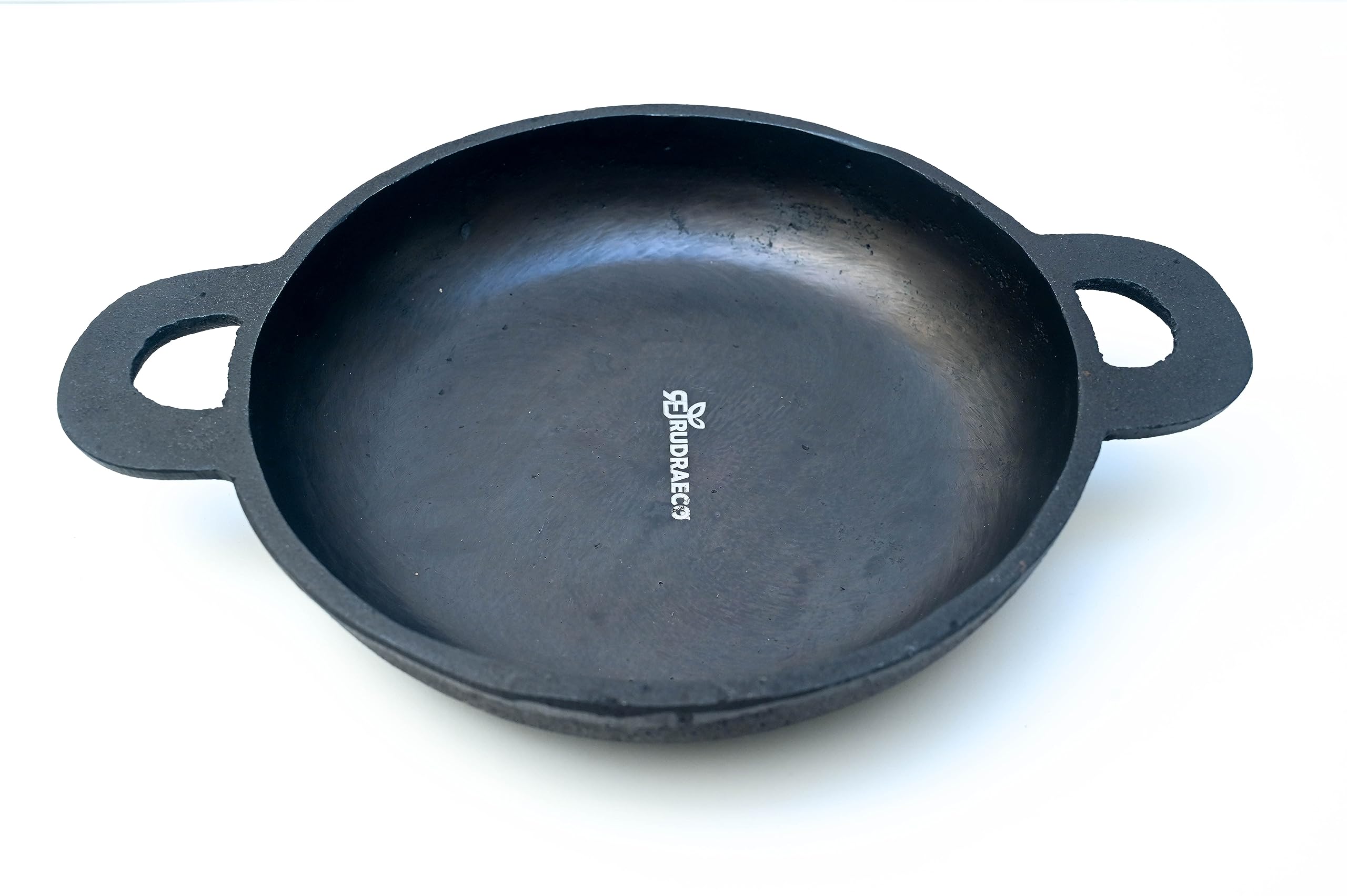 RudraEcoRudra Cast Iron Preseasoned Oven Skillet 8 Inch(No Toxic, Enamel Coating Free)