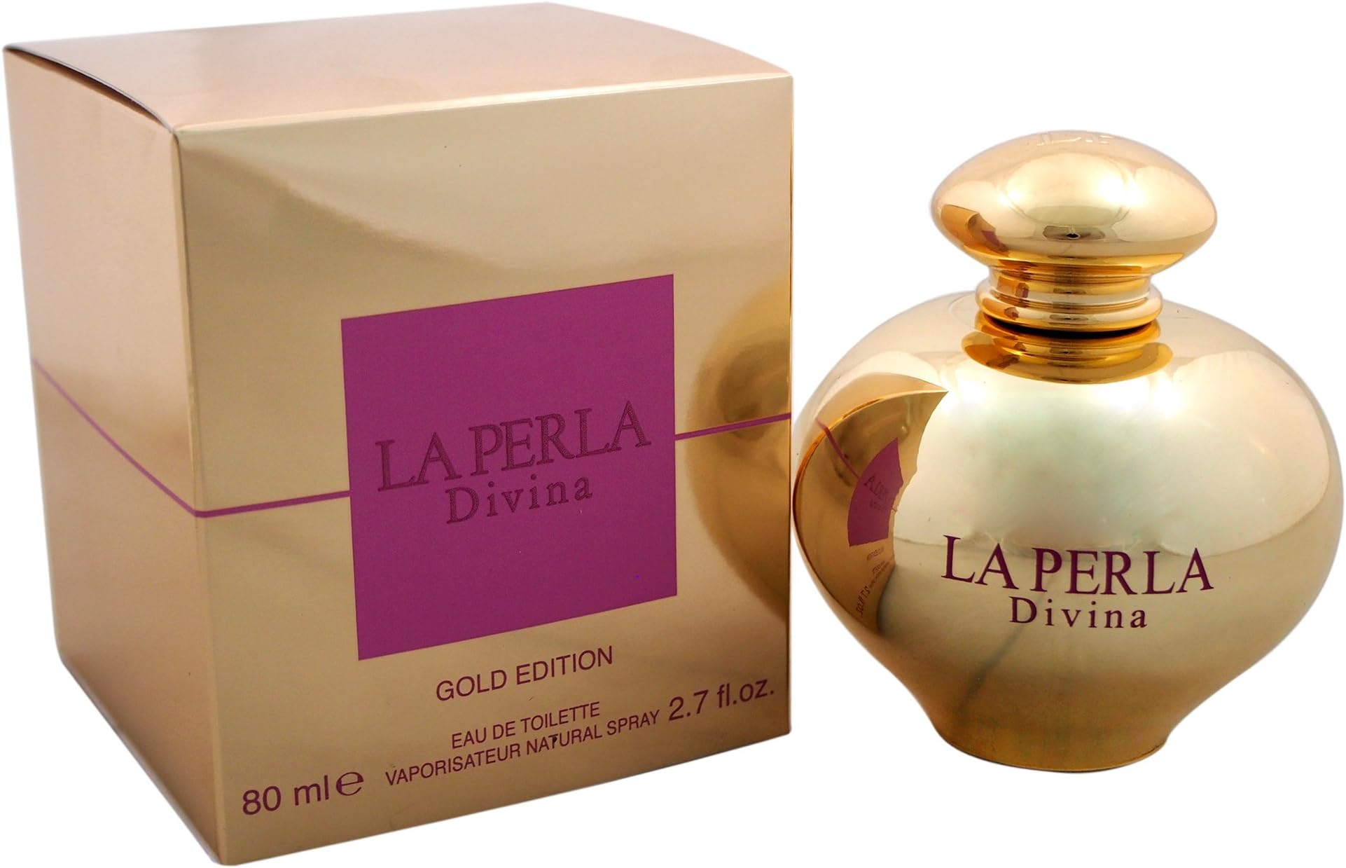 La Perla Divina Gold Edition Eau De Toilette Spray for Women, 80 ml