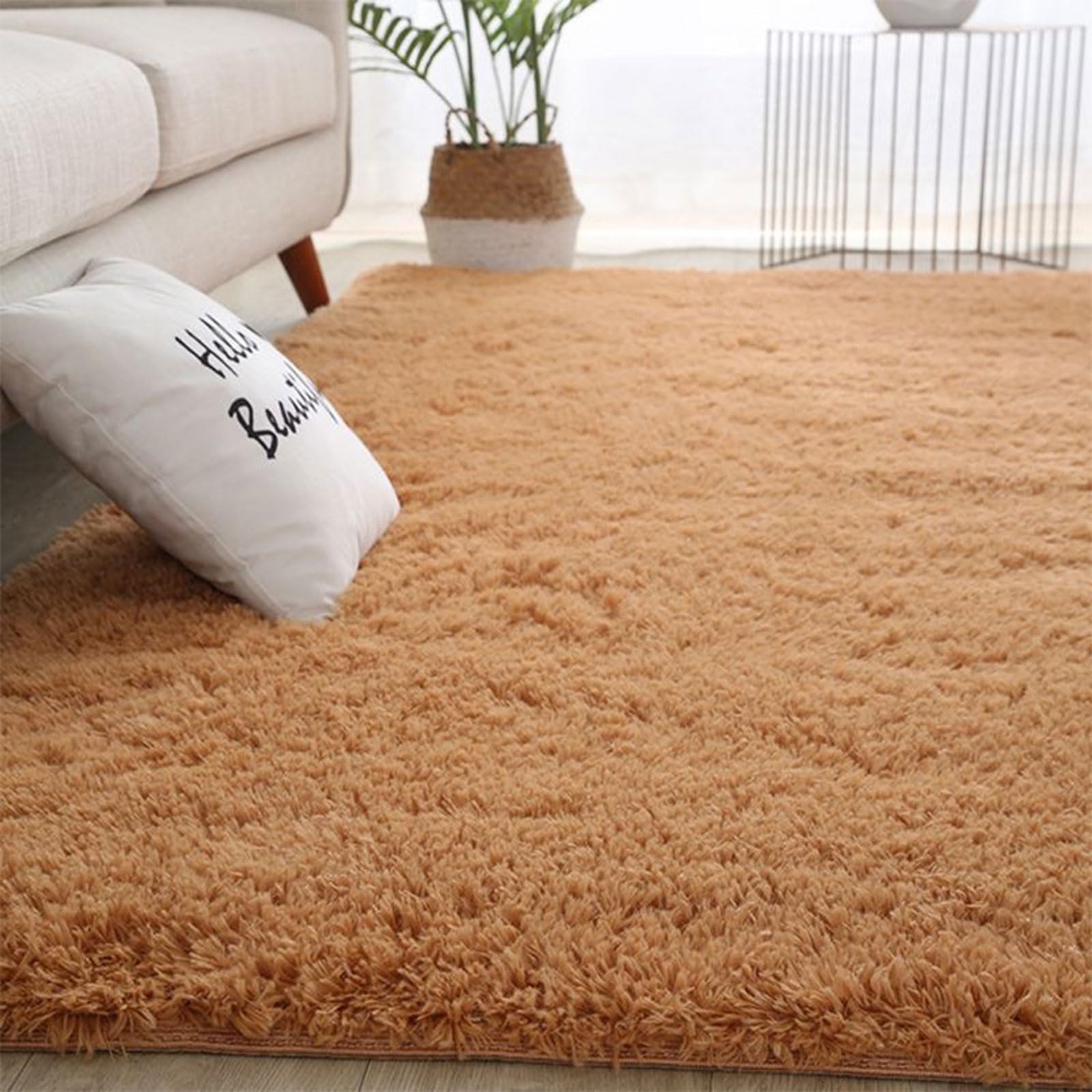 Alfombras mullidas para sala de estar dormitorio y alfombra de salon de lujo