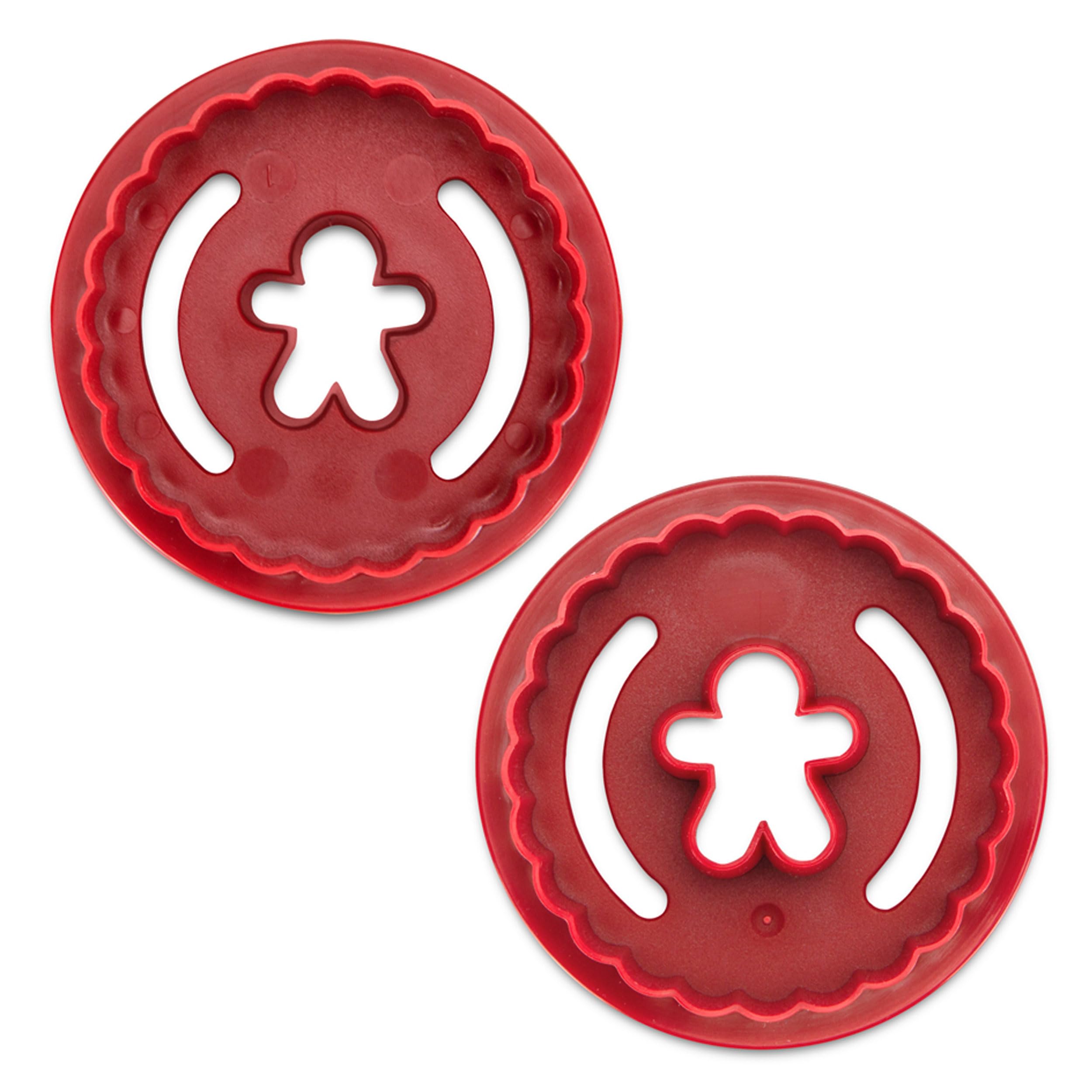 Städter 954145 Spitzbub Gingerbread Man Linzer Cookie Cutter, Plastic