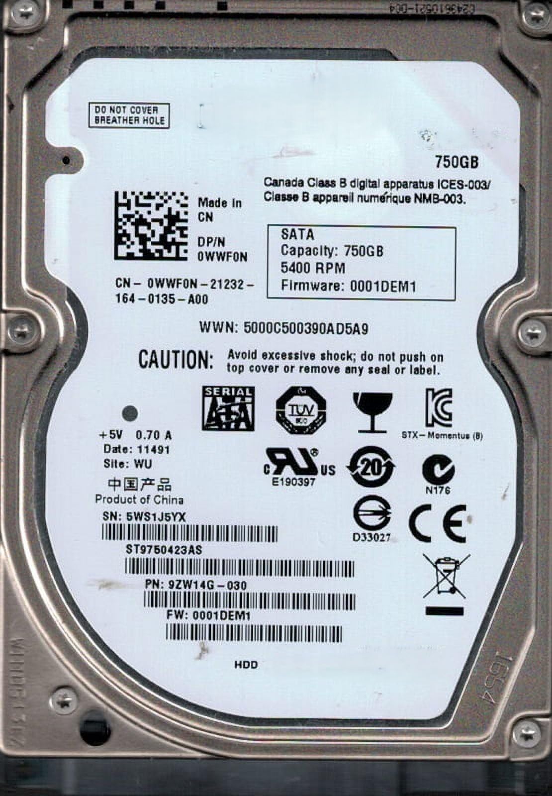 Amazon.in: Buy PreSolve| 750GB 2.5 Inch SATA Internal Hard Drive