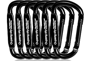6PCS Carabiner Clip, a Hiking Ally for All Outdoor Adventures