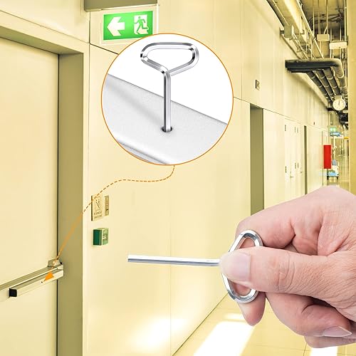 Miniatura 2 de OIIKI Paquete de 10 llaves hexagonales 5/32 con bucle completo, juego de llaves Allen de mango cómodo, llave Allen de metal para dispositivos de