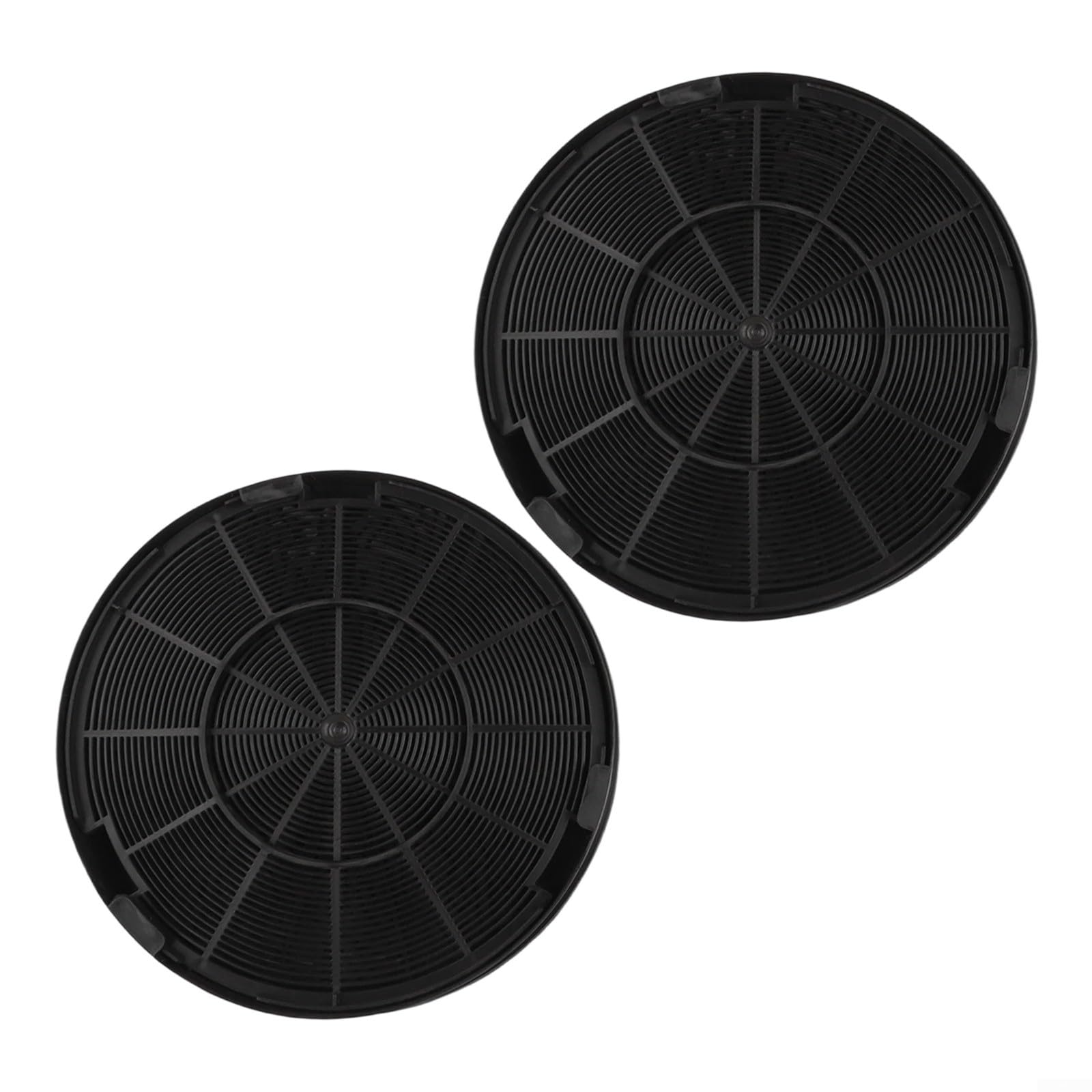Paquete de 2 filtros de carbón activado para campana extractora de cocina de 198 x 30 mm, accesorios de repuesto para una absorción eficiente de olores y aire fresco de larga duración en el