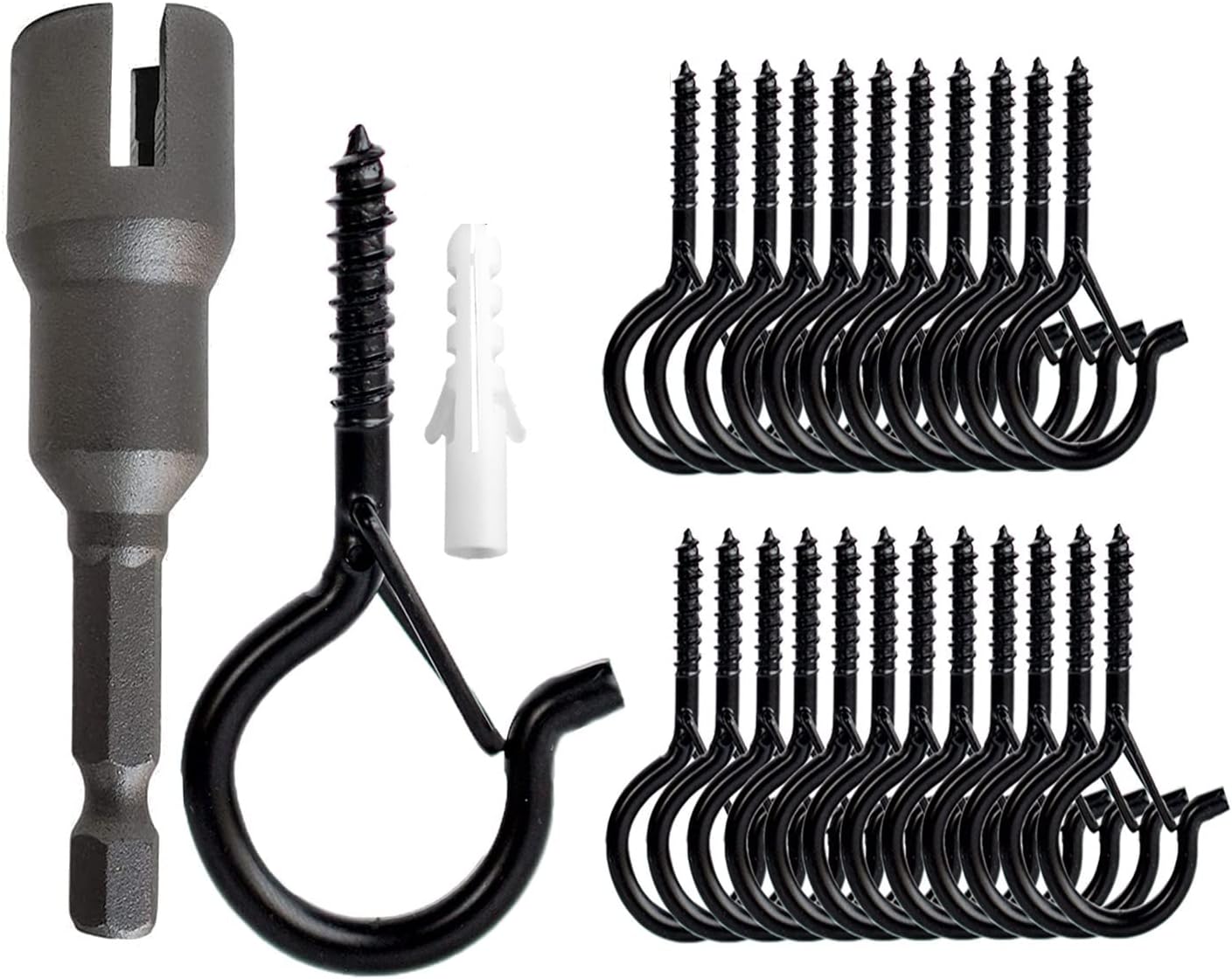 mozoba QHanger Outdoor Light Hooks Christmas Lights Hanger