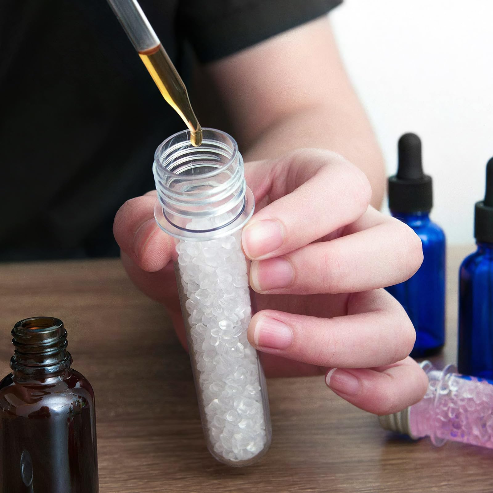DOITOOL Perle Eva senza Profumo per Deodorante Auto e Armadi, Materiale Flessibile Bianco per Ricarica Fai da Te e Diffusori Naturali