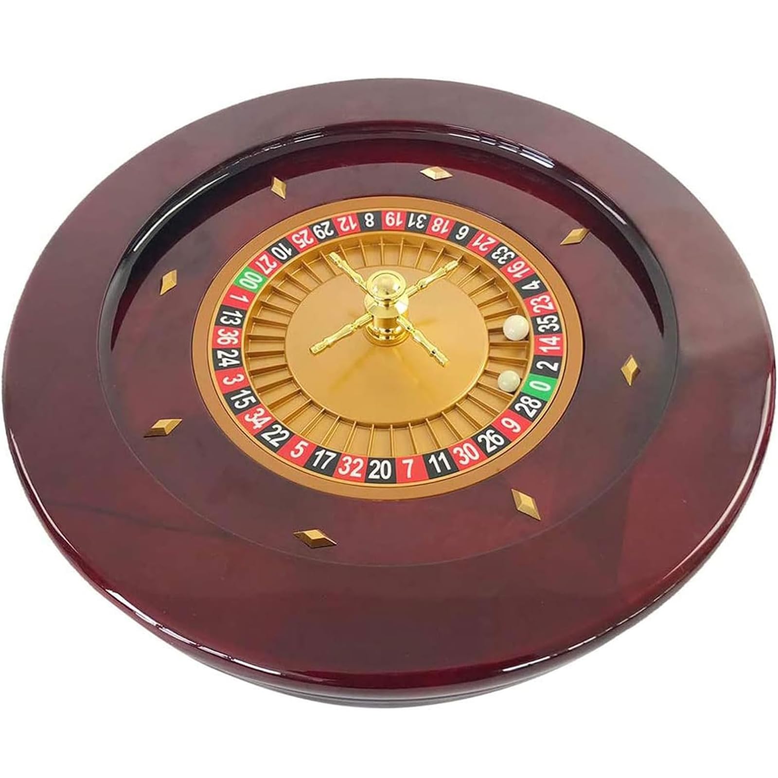 20 Zoll Holz-Roulette-Rad-Set, Drehteller, Präzisionslager-Roulette, Für Einen Spieleabend Zu Hause Oder Eine Clubparty