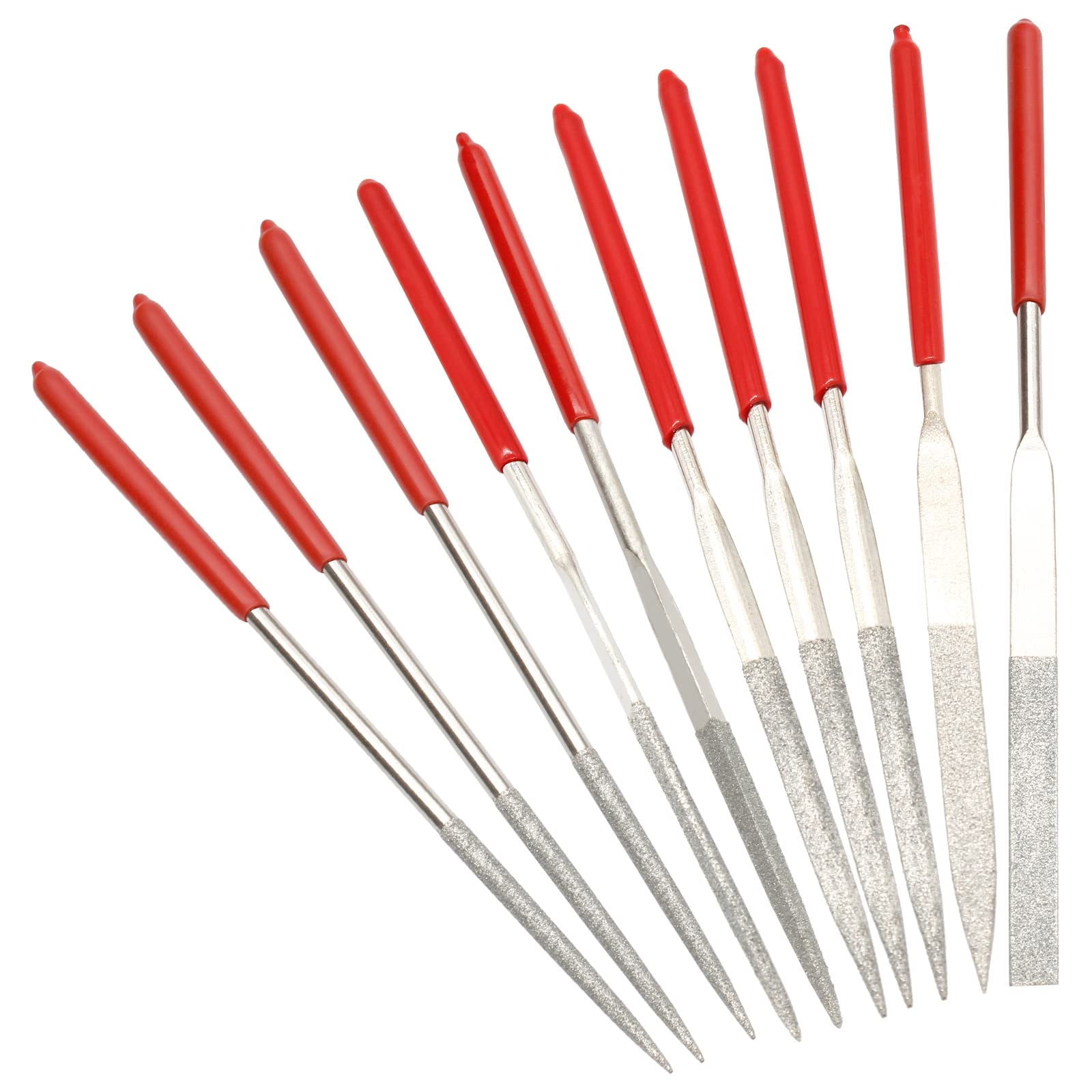 Amazon.com: HARSKIYER 10pcs Metal File Set, 3x140mm Mini Diamond