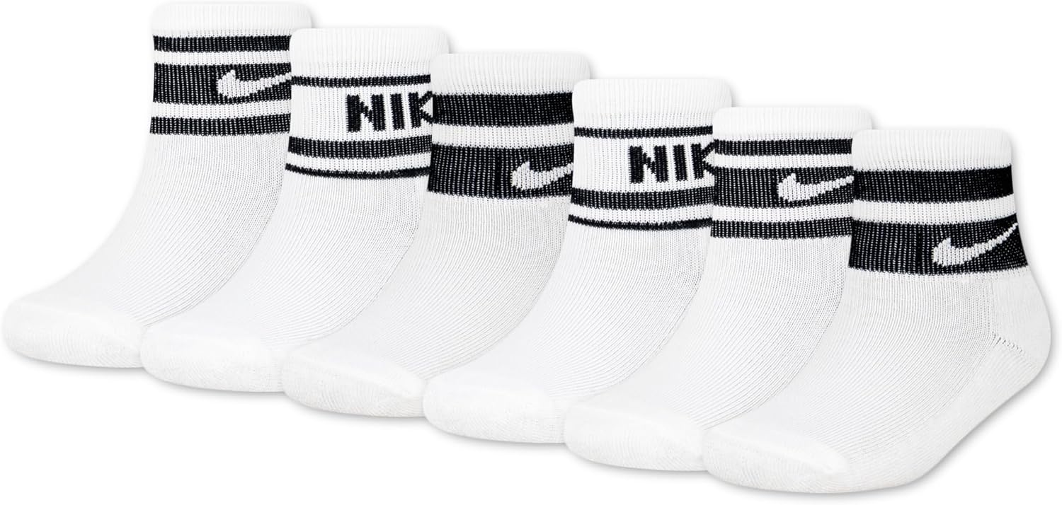 Nike Kids' 6-pack Graphic Ankle Socks