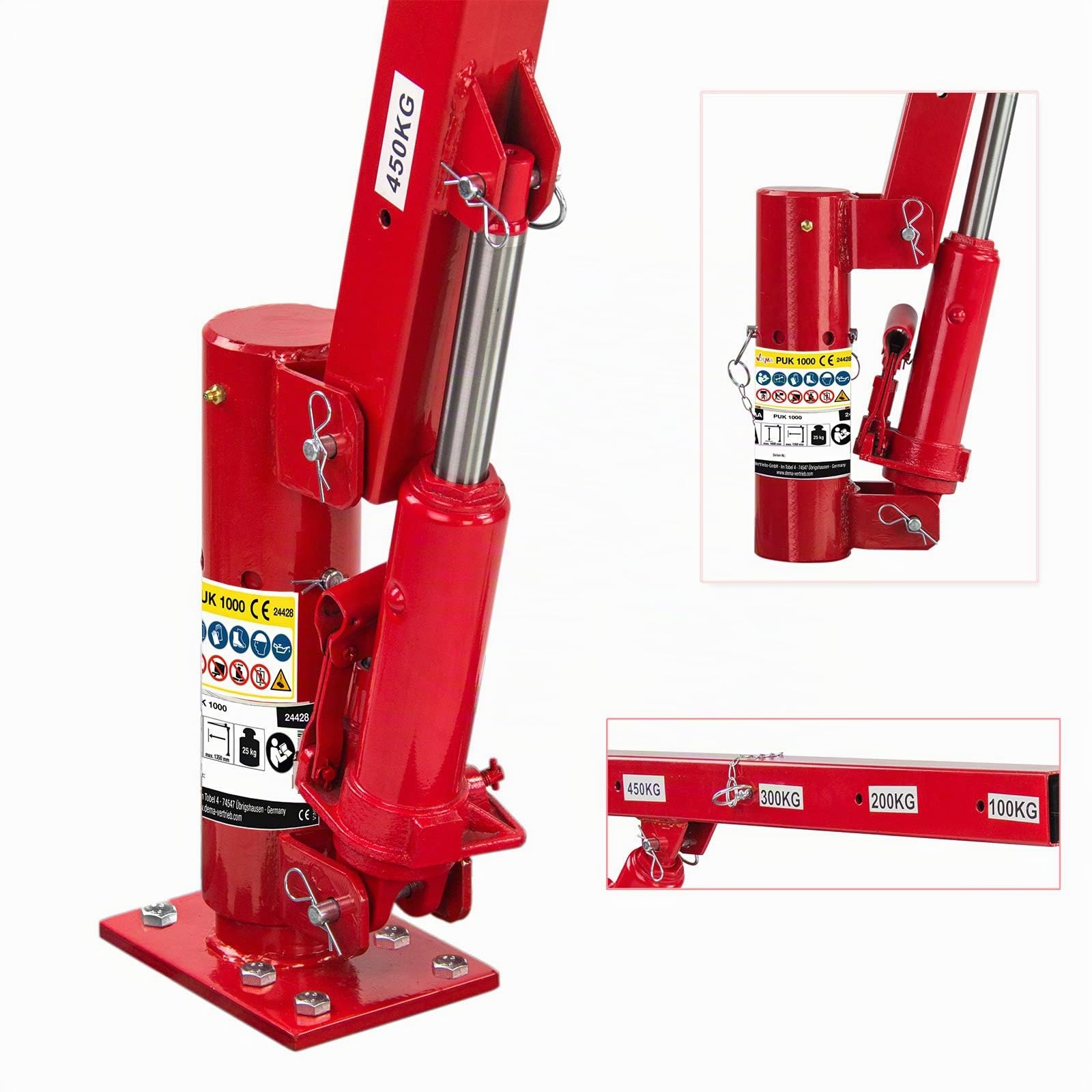 Grue de hayon - Pick-Up - Plateau - Camion - 500 kg