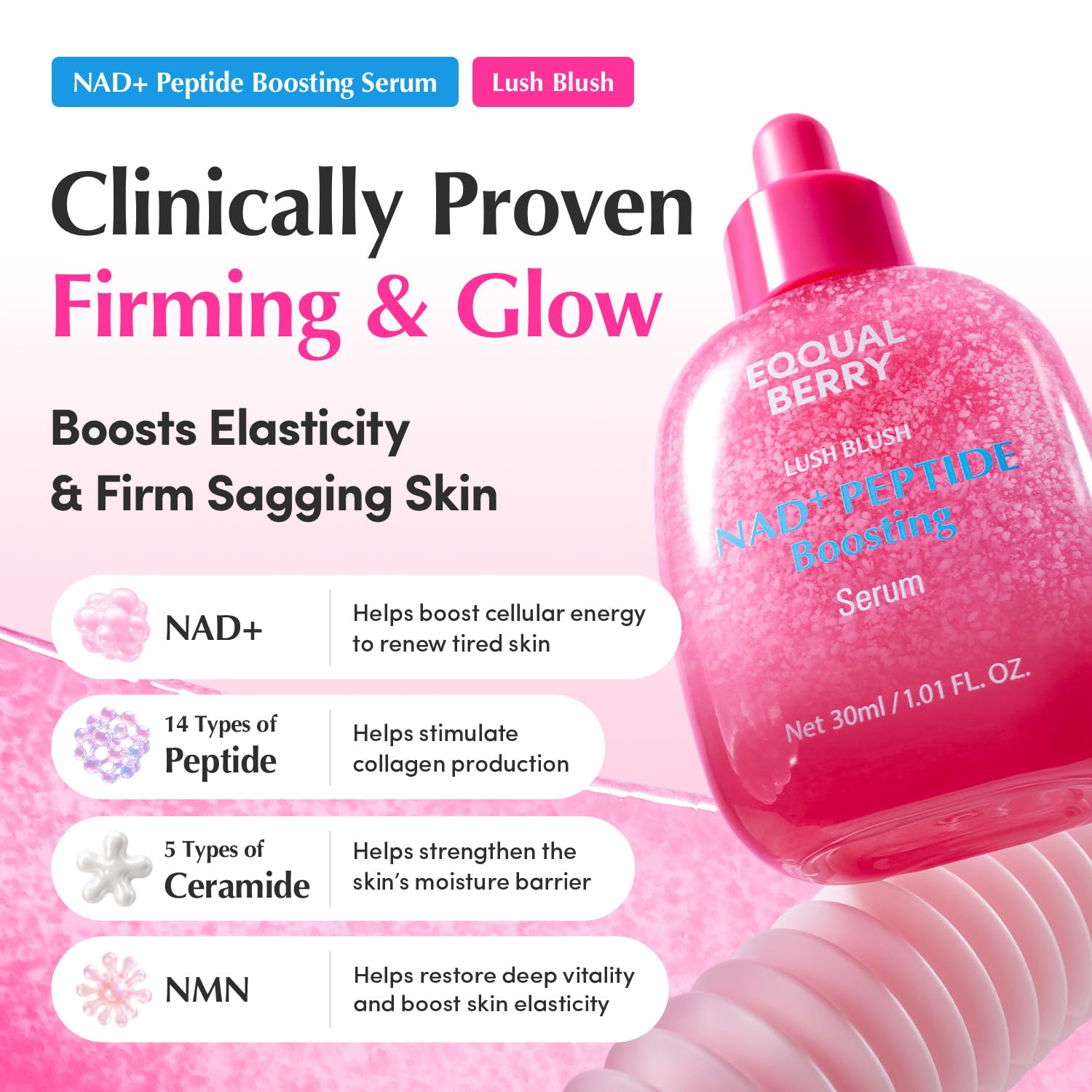 EQQUALBERRY NAD+ Peptide Serum - Anti-Aging Glow -3 EQQUALBERRY NAD+ Peptide Serum - Anti-Aging Glow -3