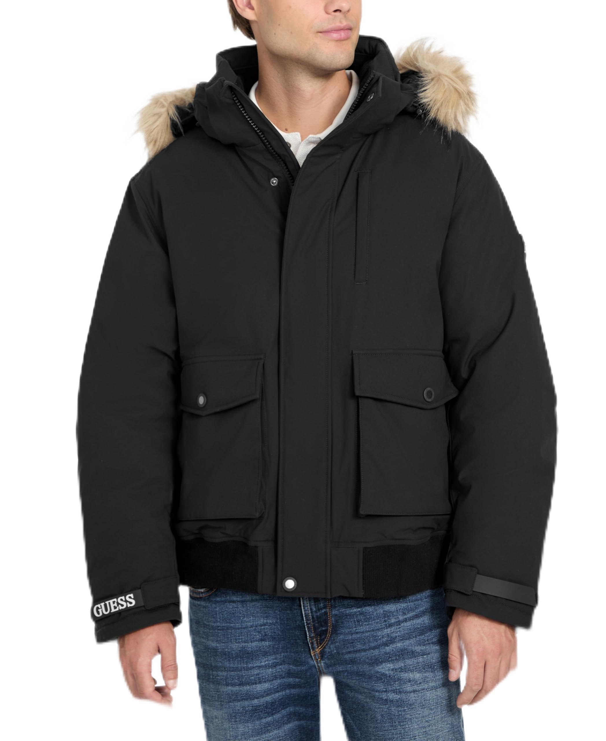 ジャケット・アウター 90s- GUESS silver tracker jacket GUESS trucker jacket type 2 vintage 90s blue shiny denim