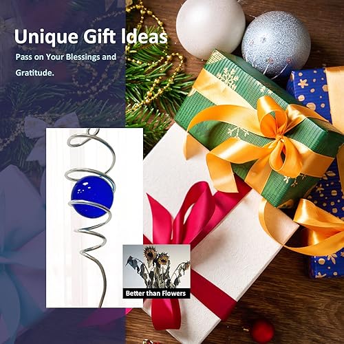 Miniatura 5 de Girador de Viento Cola Bola de Contemplación Cola Espiral Girador de Viento Estabilizador Atrapasol Ilusión Visual en Arte de Patio Giratorio