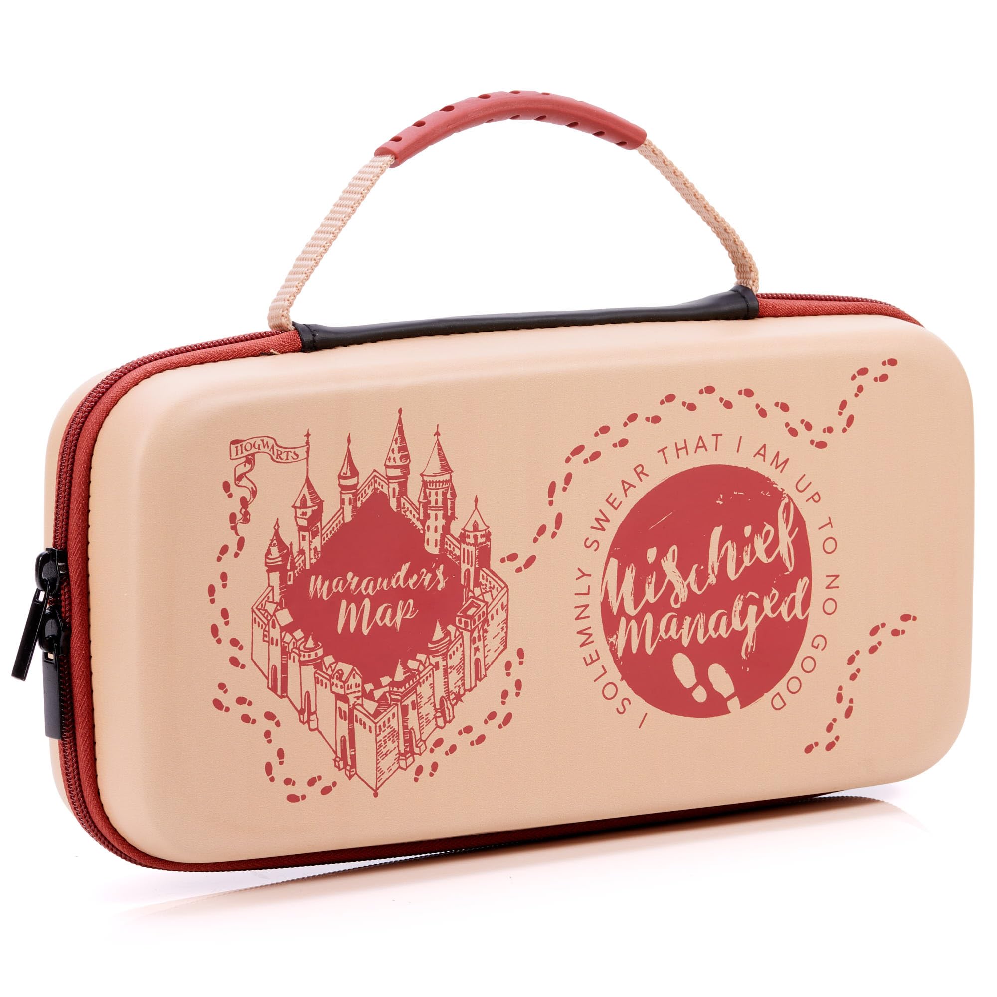 Numskull Official Harry Potter Marauder’s Map Carry Case for Switch and Switch 2 – Hard Shell Protection – Holds 10 Games & Accessories
