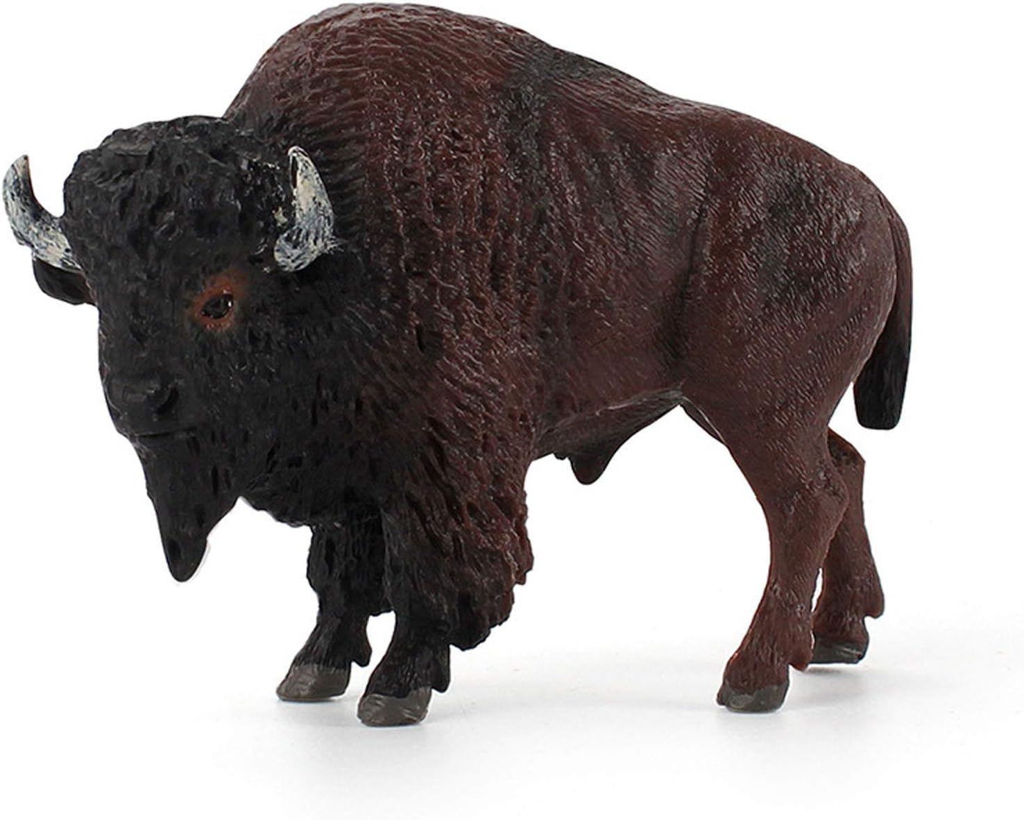 Amazon Co Jp リアルな手描きのおもちゃの置物 モデル野生生物アメリカバイソン ジャコウウシグレートプレーンズのおもちゃフィギュアコレクターの装飾ギフト おもちゃ