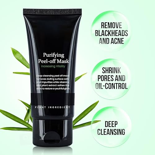 Miniatura 8 de Removedor de puntos negros, máscara facial de carbón, máscara removedor de puntos negros, removedor de poros, limpieza profunda de poros y acné para