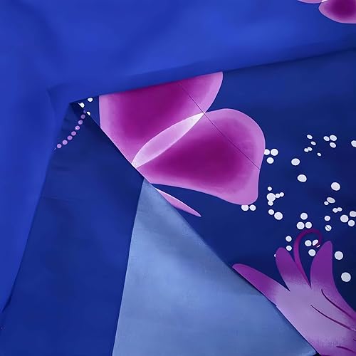 Miniatura 10 de SDY Juego de sábanas Kawaii de 4 piezas, bonito juego de sábanas de tamaño matrimonial color rosa en una bolsa, decoración estética de durazno,