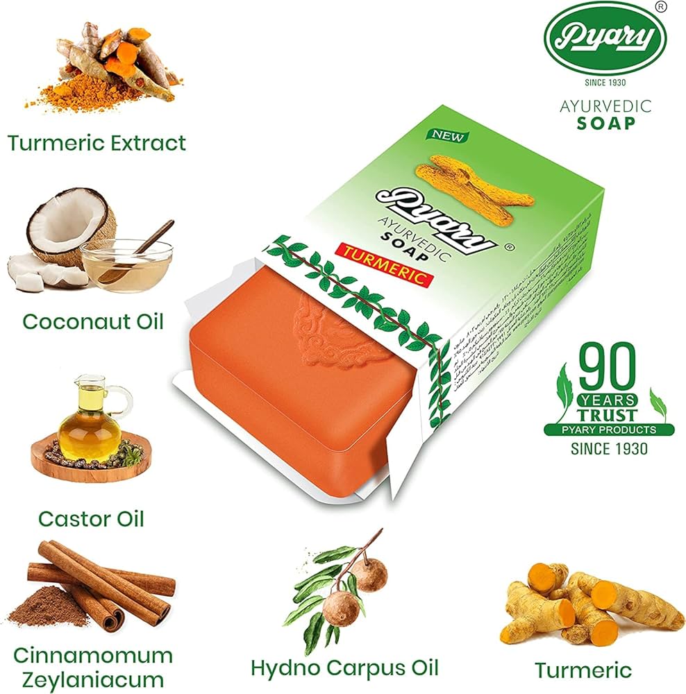 Pyary Ayurvedic Turmeric Soap-Urbanglamscents