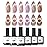 modelones Cat Eye Gel Nail Polish 6 Colors Nude Pink Brown Purple Cat Eye Nail Polish Glitter Semi-transparent Holographic 9D With Magnet Pastel All Seasons Soak Off Led Nail Art DIY Salon Gifts