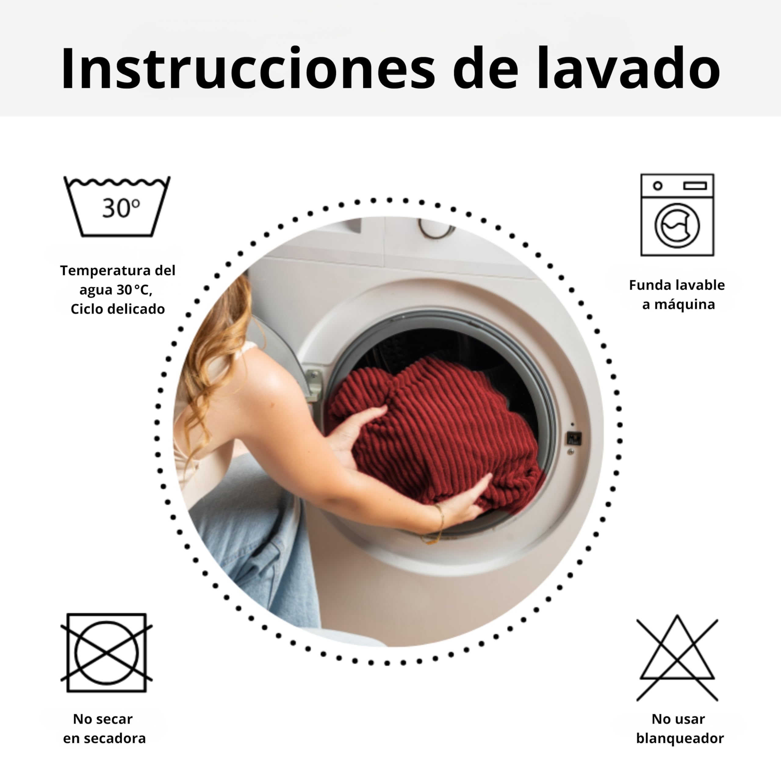 bananair – Puff Salón y Dormitorio en Pana - Puff Sillón XXL Suave y Elegante - Funda Lavable a Máquina - Ideal para Salón y Dormitorio, Adultos y Adolescentes (110 × 100 cm, Rojo Ladrillo)