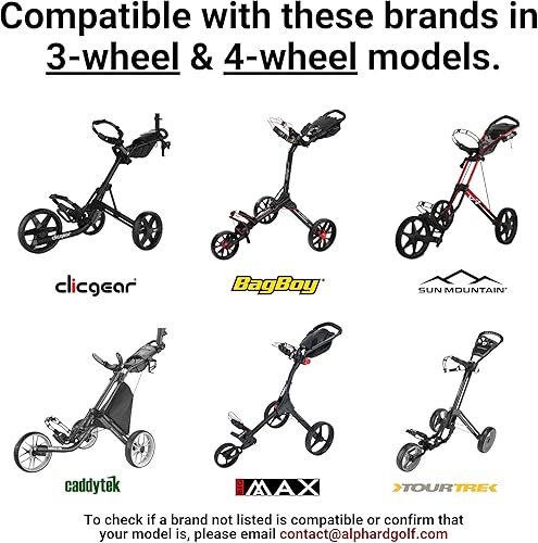 Miniatura 7 de Alphard Ruedas electrónicas Club Booster V2 convierte tu carrito de empuje en un caddie de golf motorizado y eléctrico a control remoto