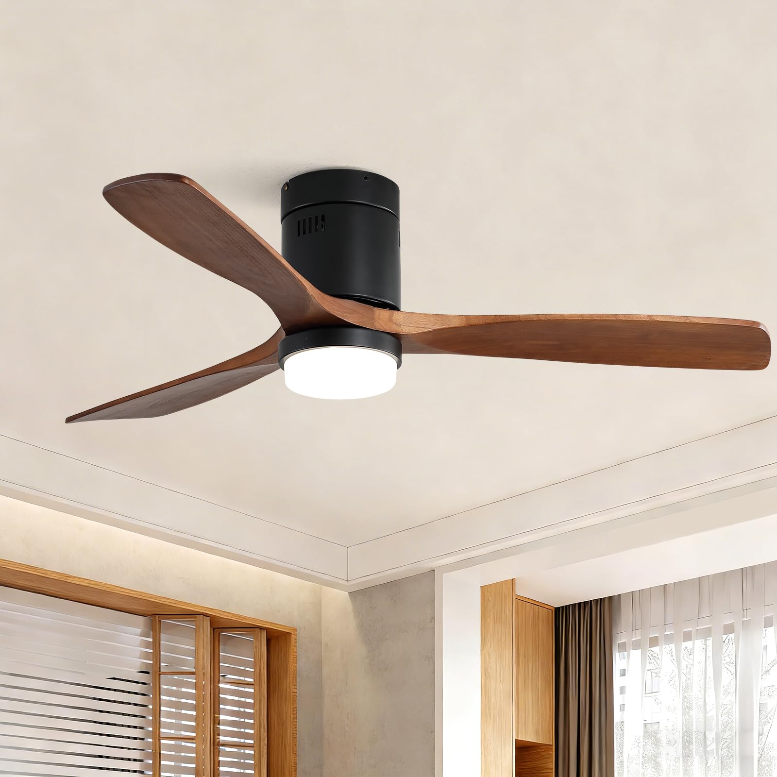 Sofucor 52 Inch Ceiling Fan with Lights