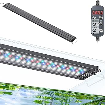 Pawfly LED Aquariumlamp 24/7 - Volledig Spectrum Voor Aquaria 45-60 Cm Met Timer