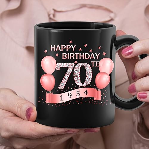 Miniatura 4 de Regalos de 70 cumpleaños para mujeres y hombres  Información sobre la antigüedad de 1954  Taza de 70 cumpleaños  70 cumpleaños para ella y él  Idea