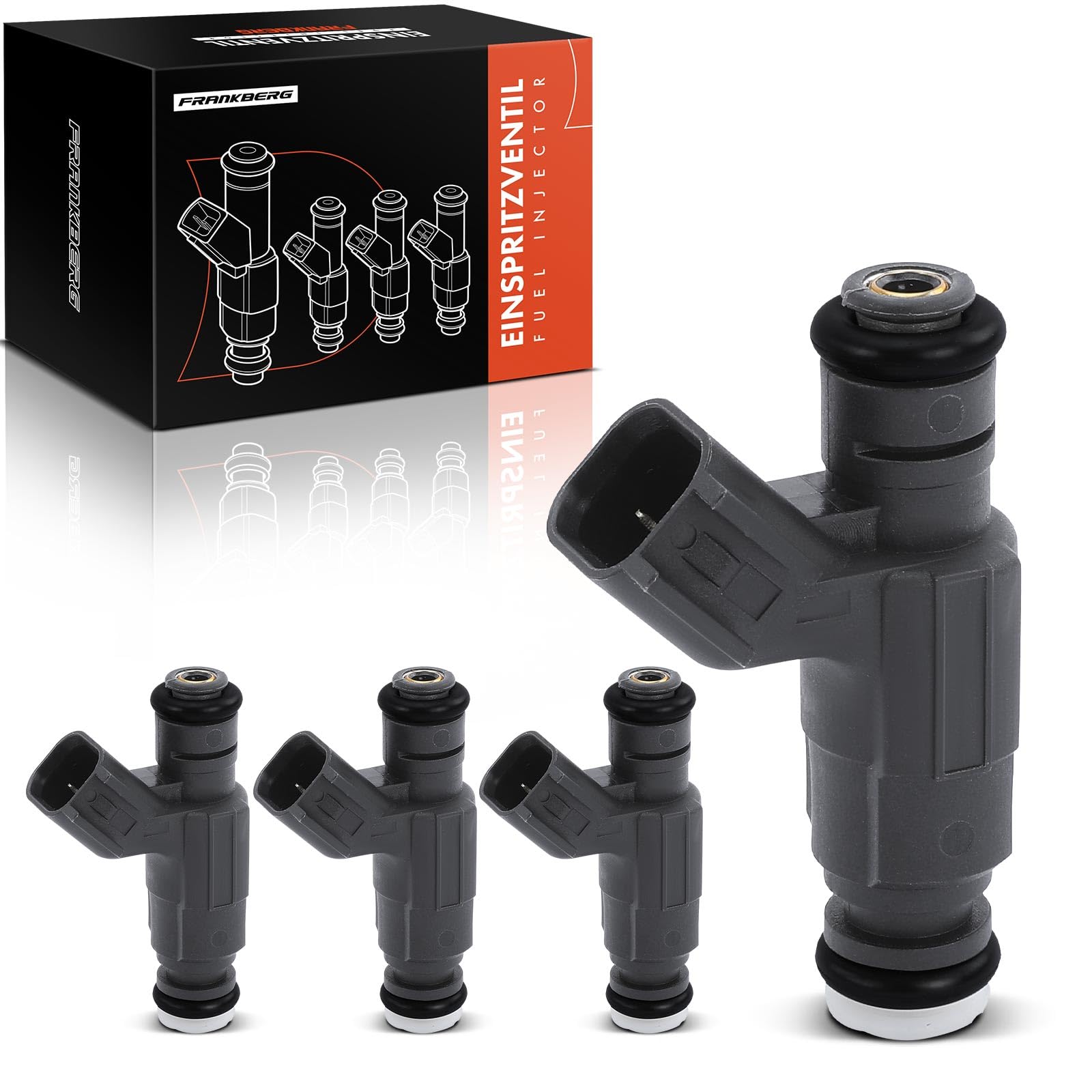 Frankberg 4x Válvulas de inyección Tobera de inyección Compatible con M.i.n.i cabrio R52 C.o.o.p.e.r M.i.n.i cabrio R52 One M.i.n.i R50 R53 One M.i.n.i R50 R53 C.o.o.p.e.r Replace# 13531487607,FJ967