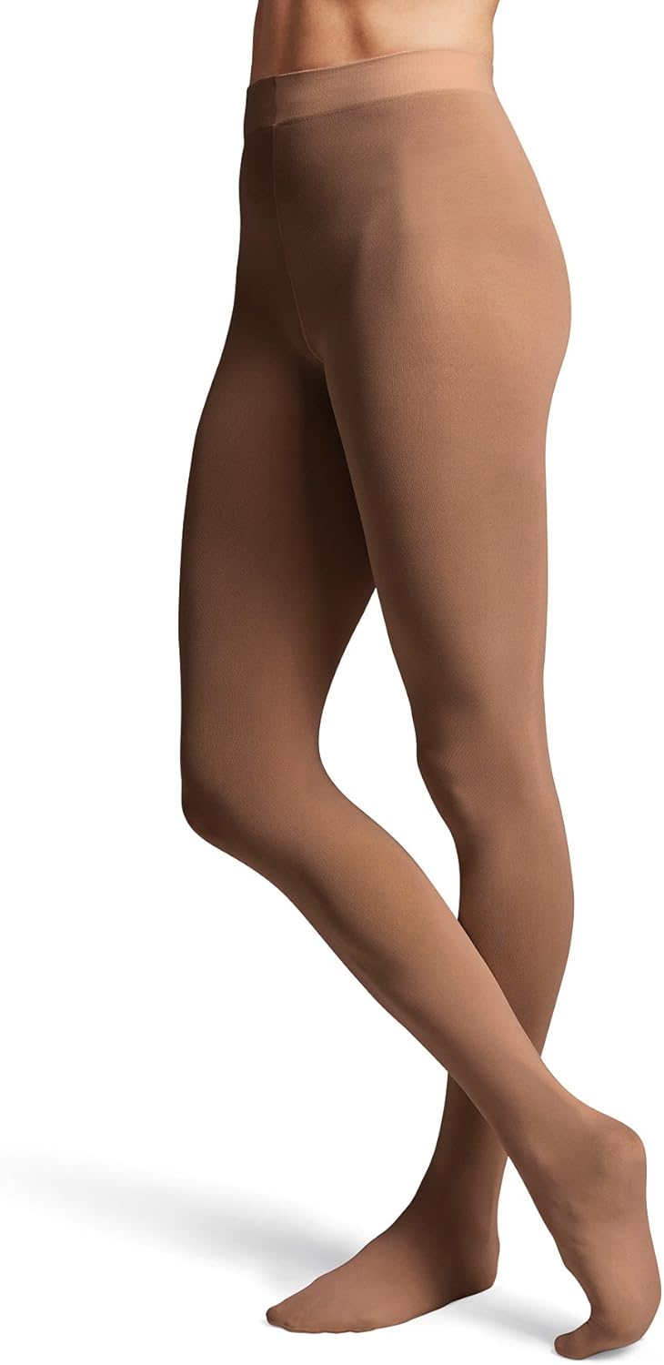 Bloch Dance Girls Contour Soft Footed Tights - Image 4