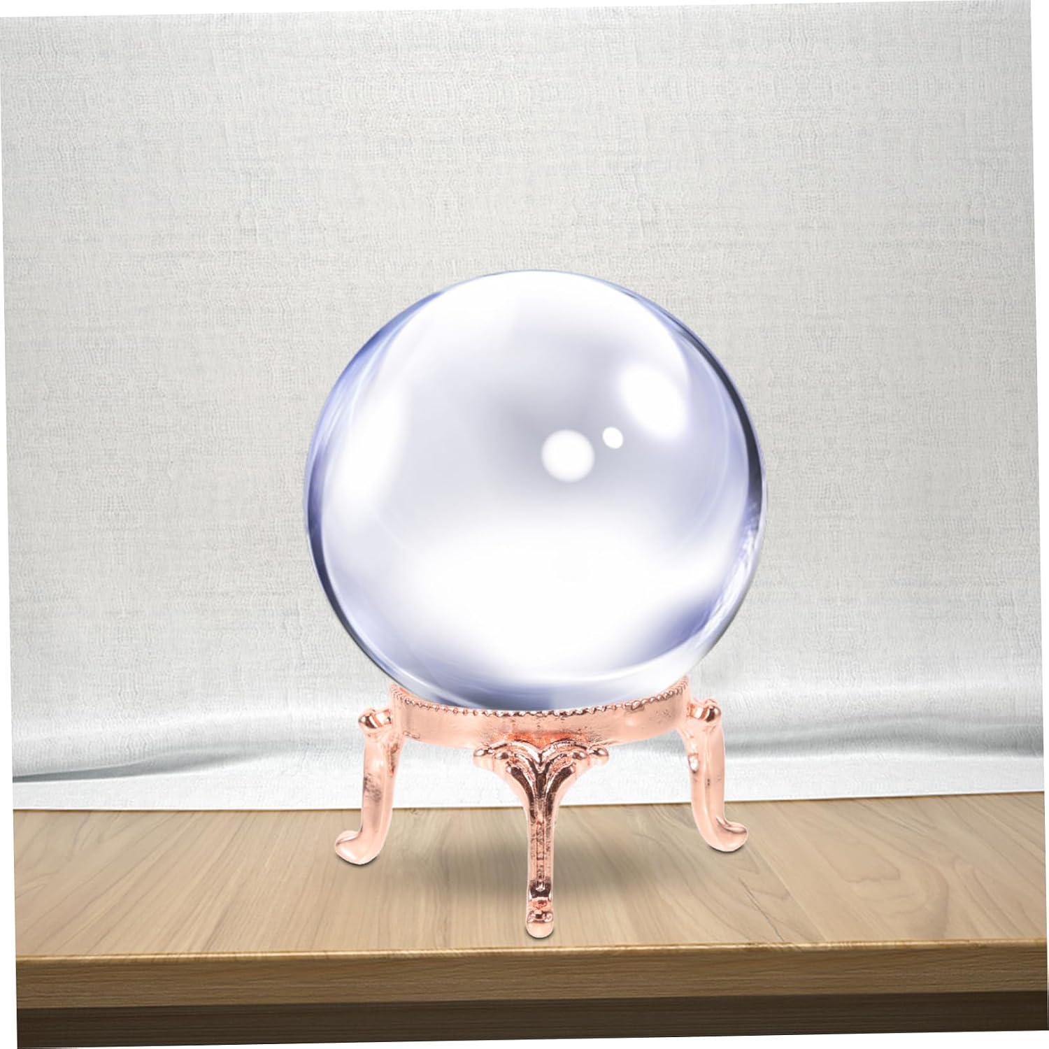 OUNONA 2 Pcs Metal Crystal Ball Display Stand Decorative Pedestal