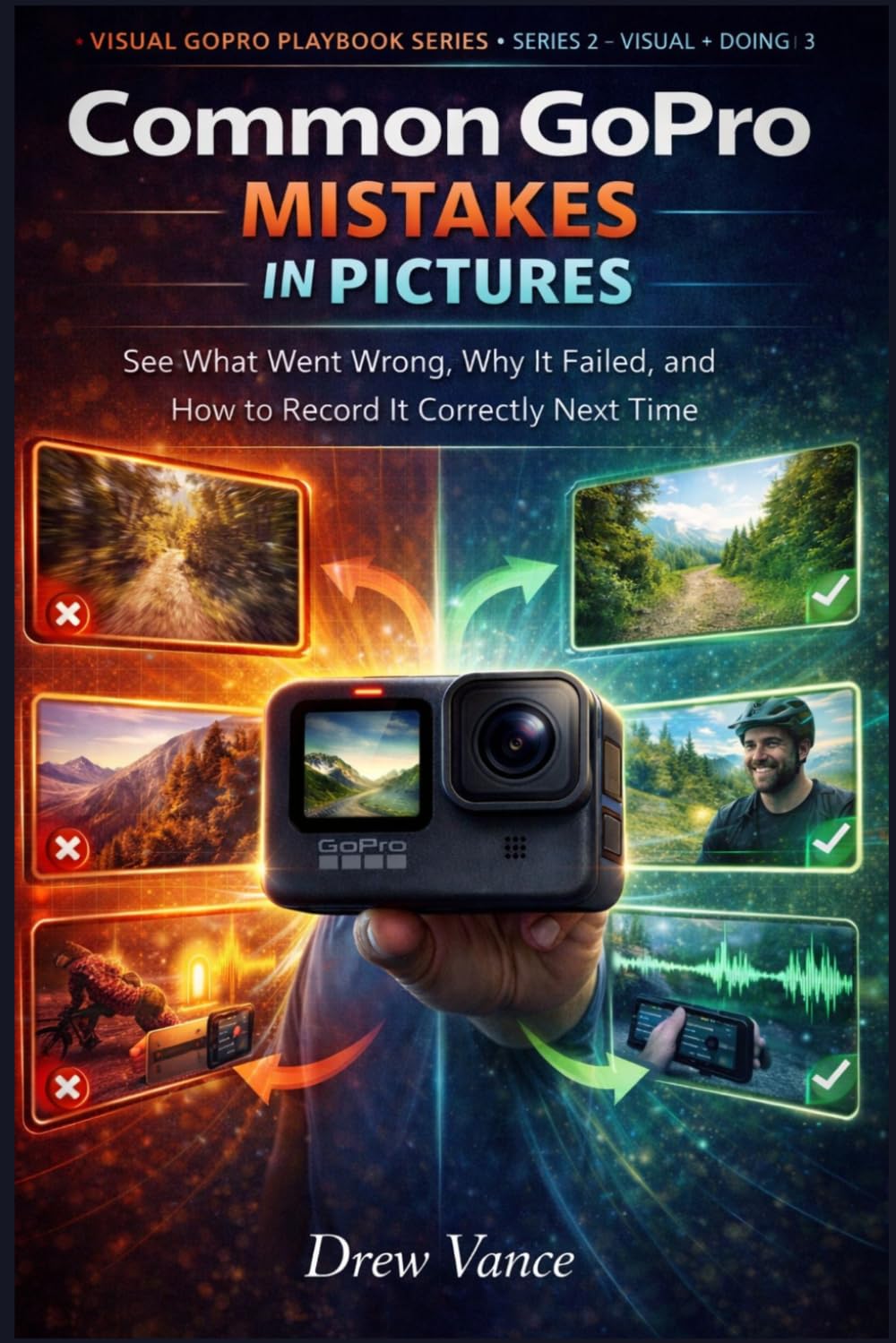 Common GoPro Mistakes in Pictures: See What Went Wrong, Why It Failed, and How to Record It Correctly Next Time (Visual GoPro Playbook Series — Visual ... Playbook Series (Series 3 — Visual + Doing))