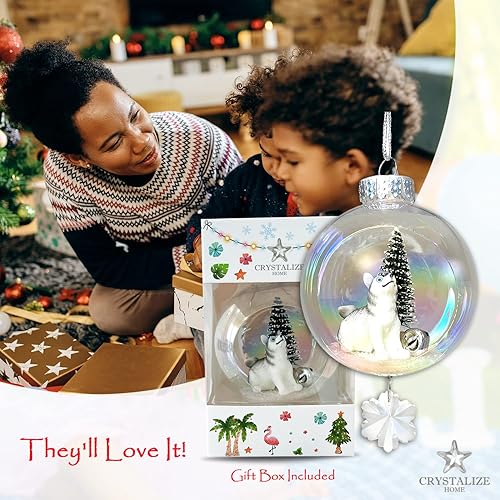 Miniatura 73 de Regalos de cumpleaños de cristal, adornos de Navidad para decoración de Navidad para mujeres, mamá, papá, abuela, abuelo, hermana y amiga de niños