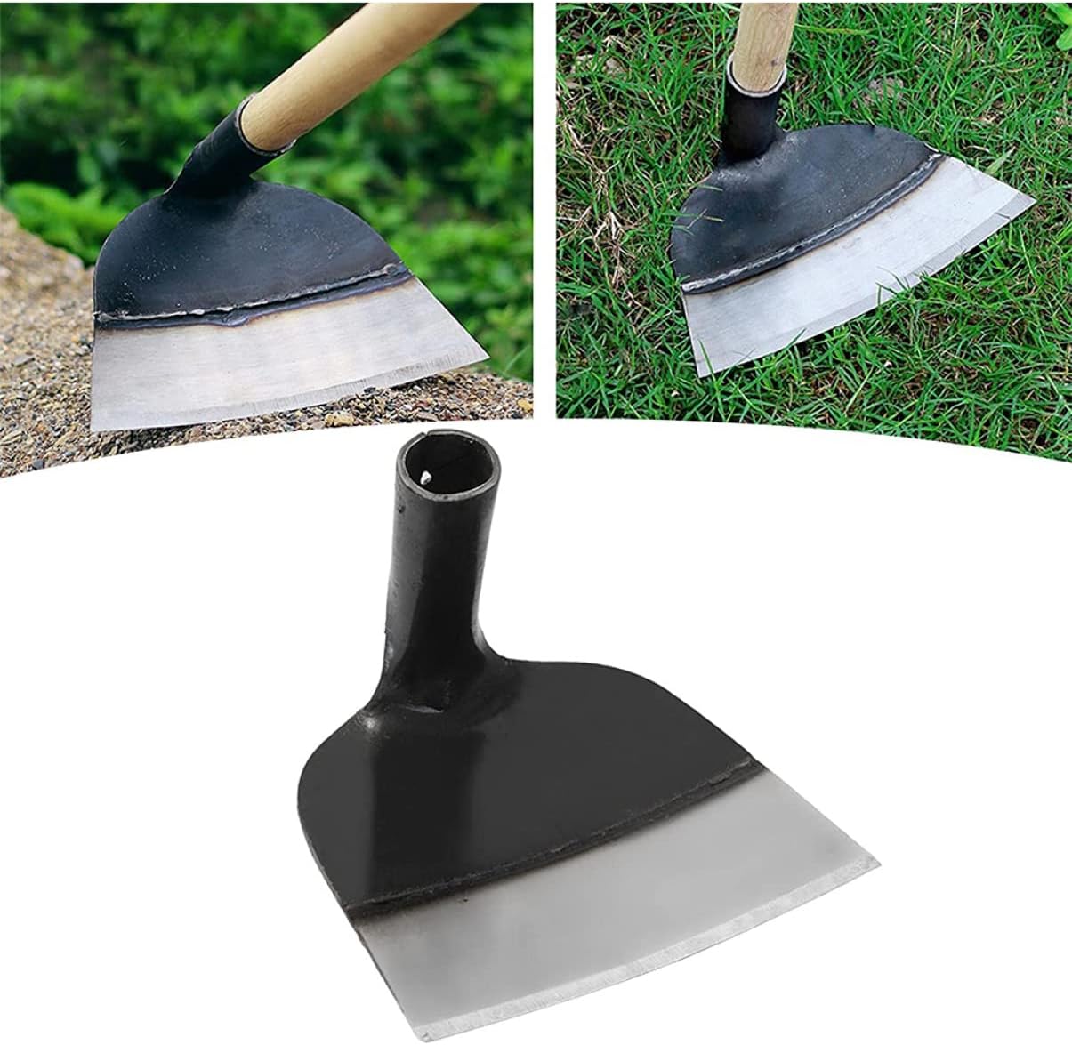 Happyyami Vegetable .x.cm Loosening Replacement Cultivator Duty Agricultural Planting Hoes Eye Agriculture Accessories Head Backyard Tiller Tools Gardening Soil Digging Garden and