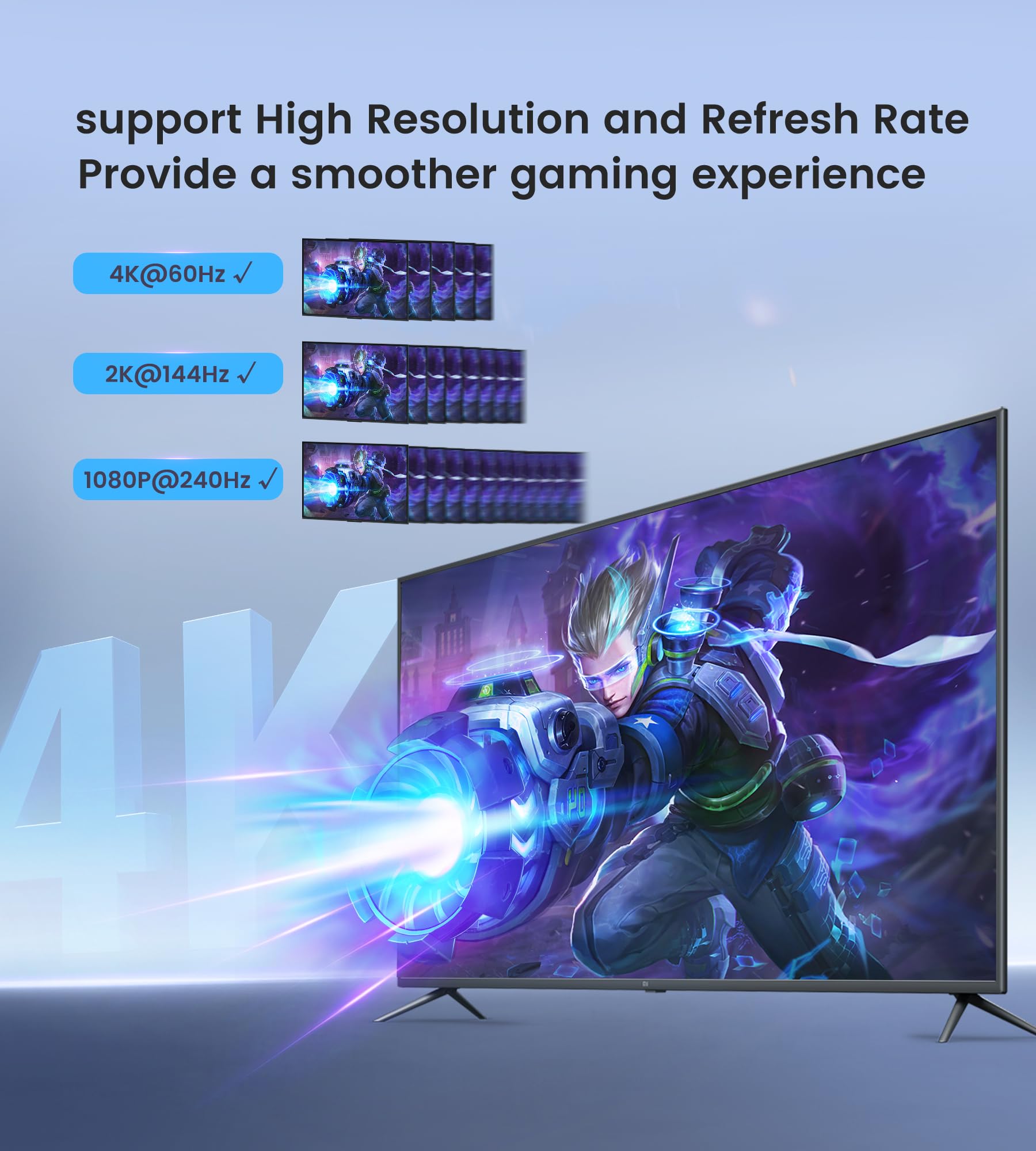 HDMI Audio Extractor 4K@60Hz Splitter 1 In 2 Out mit Audio Out, HDMI zu 2X hdmi + Toslink SPDIF + Koaxial + 3,5mm, unterstützt Dobly Atmos 7.1, DTS, HDCP 2.3, Down Scaler, ideal für TV, PS5, Soundbar
