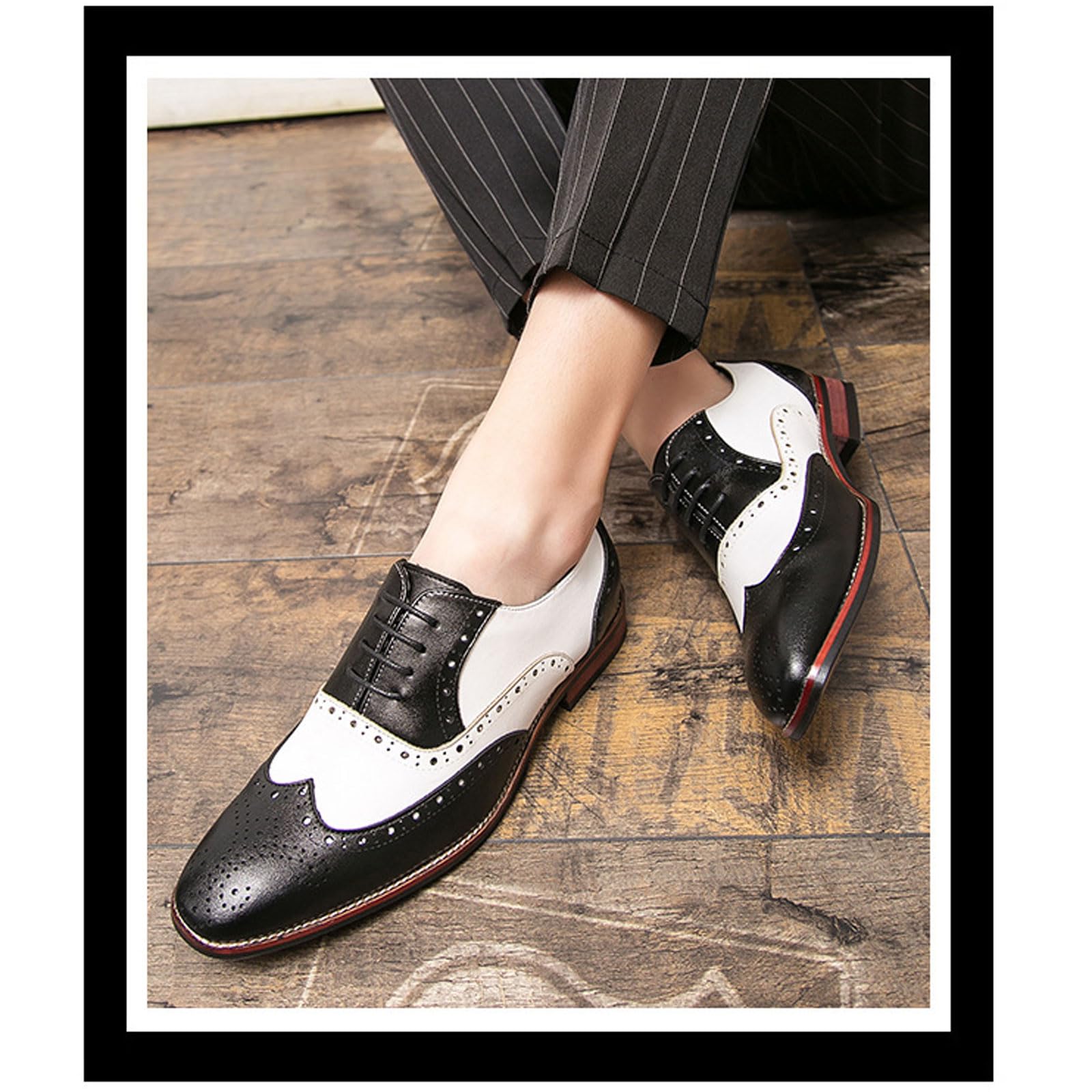 Herren Vintage Business Schuhe Casual Oxford Schnürer Formal Derby