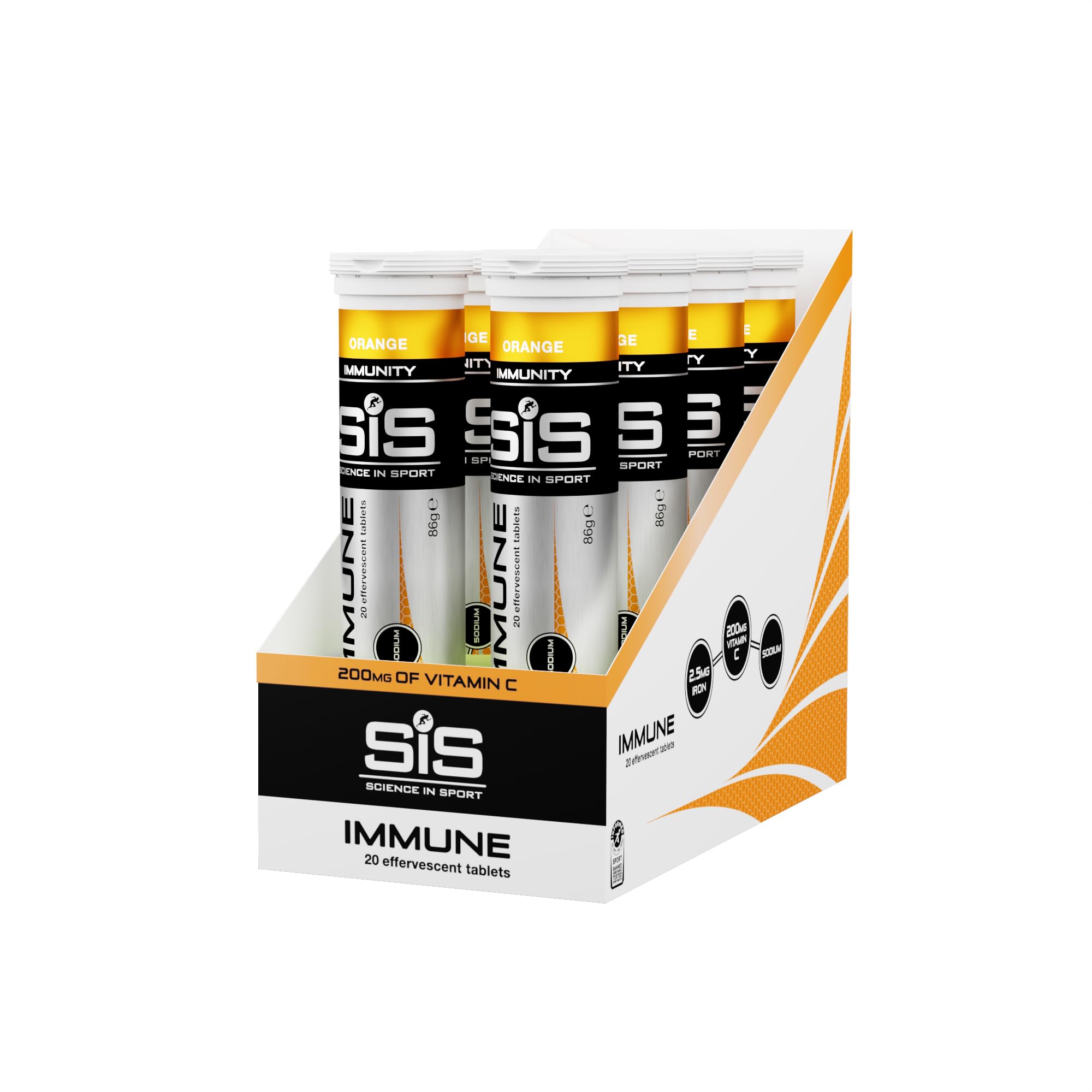 SIS Immune (8x20Tabs) Orange - Witaminy, minerały i zdrowie - Kompleks witamin i minerałów