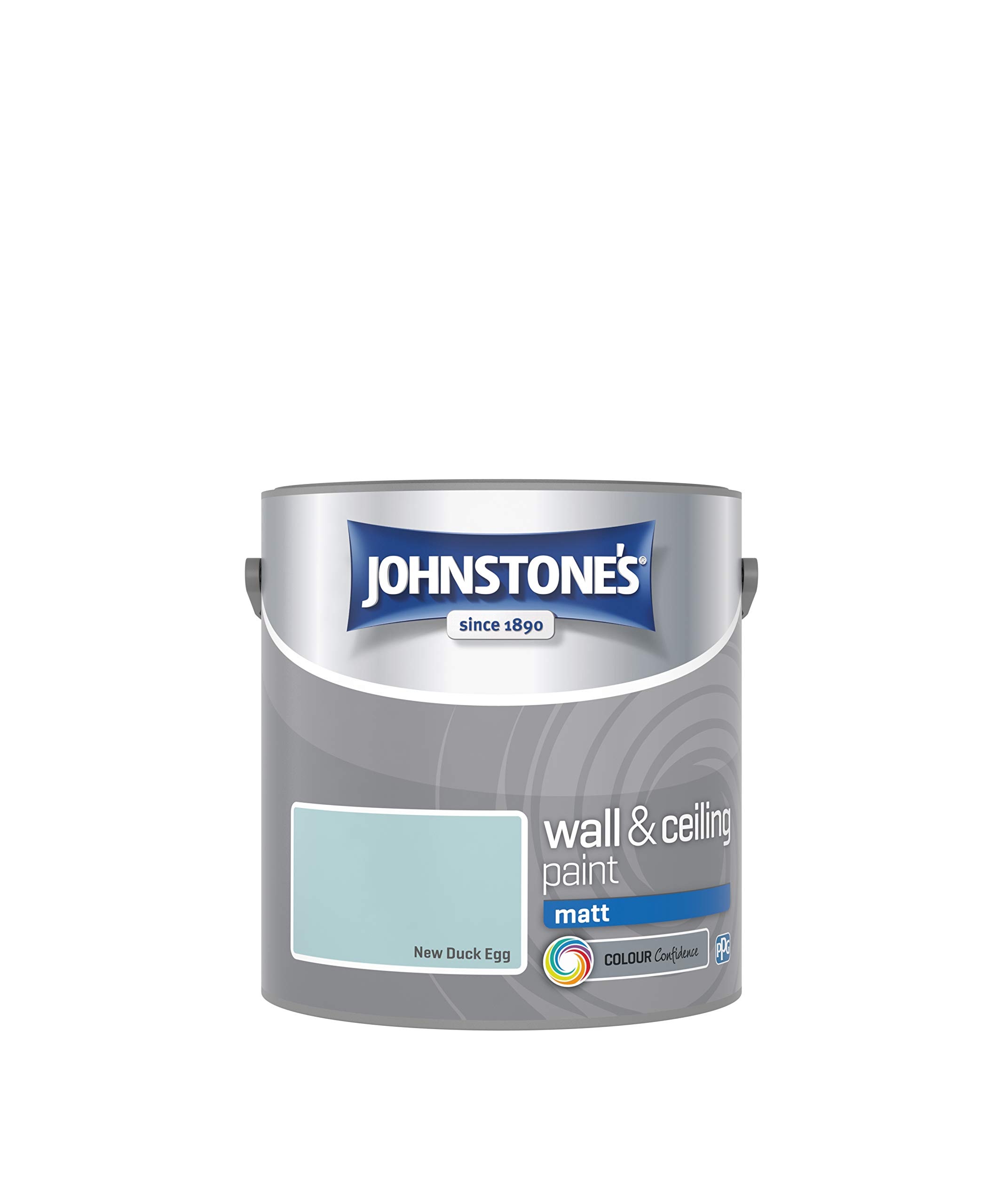 Johnstone's Wall & Ceiling New Duck Egg Matt Paint2.5L from B&Q