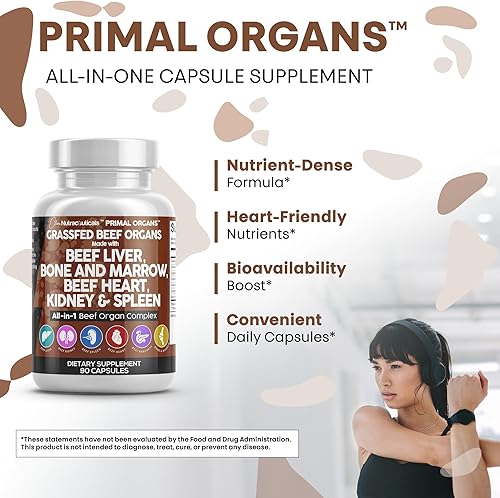 Miniatura 6 de Clean Nutra Suplemento de hígado y órganos de carne alimentada con pasto - 90 unidades fabricado en Estados Unidos
