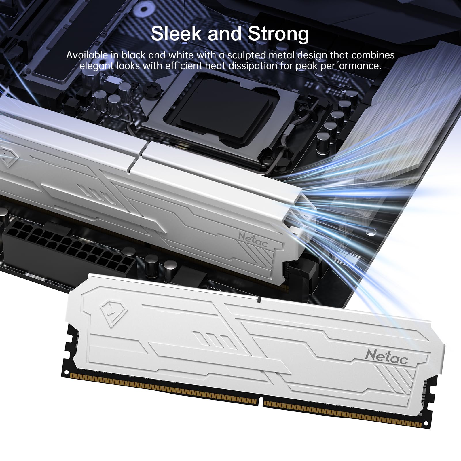 Netac DDR4 DRAM 32GB Kit16GBx2 C16 3200MHz XMP 2.0 Dual Channel