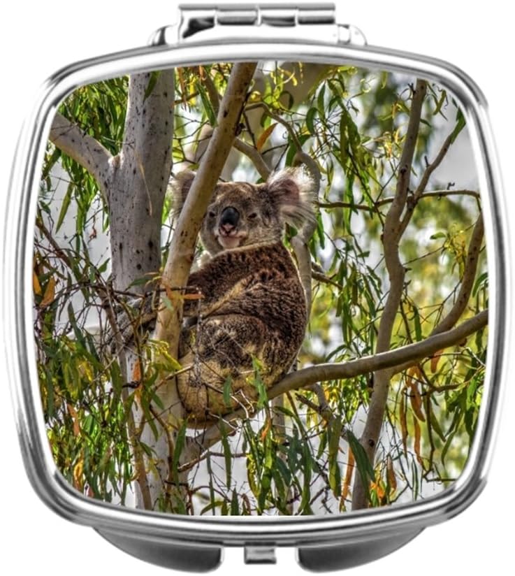 Pracy Personalised Mirrors Koala Vintage Compact Mirror
