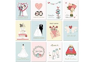 12 Pack Escort Cards for Wedding with Envelopes